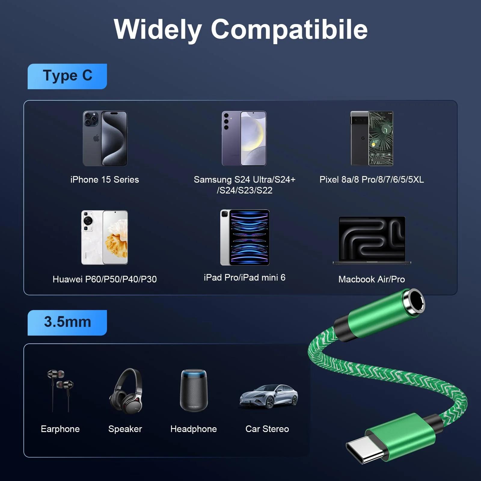 CebKit vastupidav USB‑C–3,5 mm adapter — alumiiniumist – pilt 7