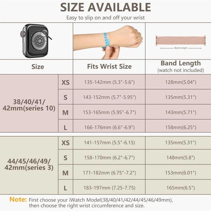 Zedoli pehme ja veniv nailonrihm Apple Watchile — mugav – kasutusnäide