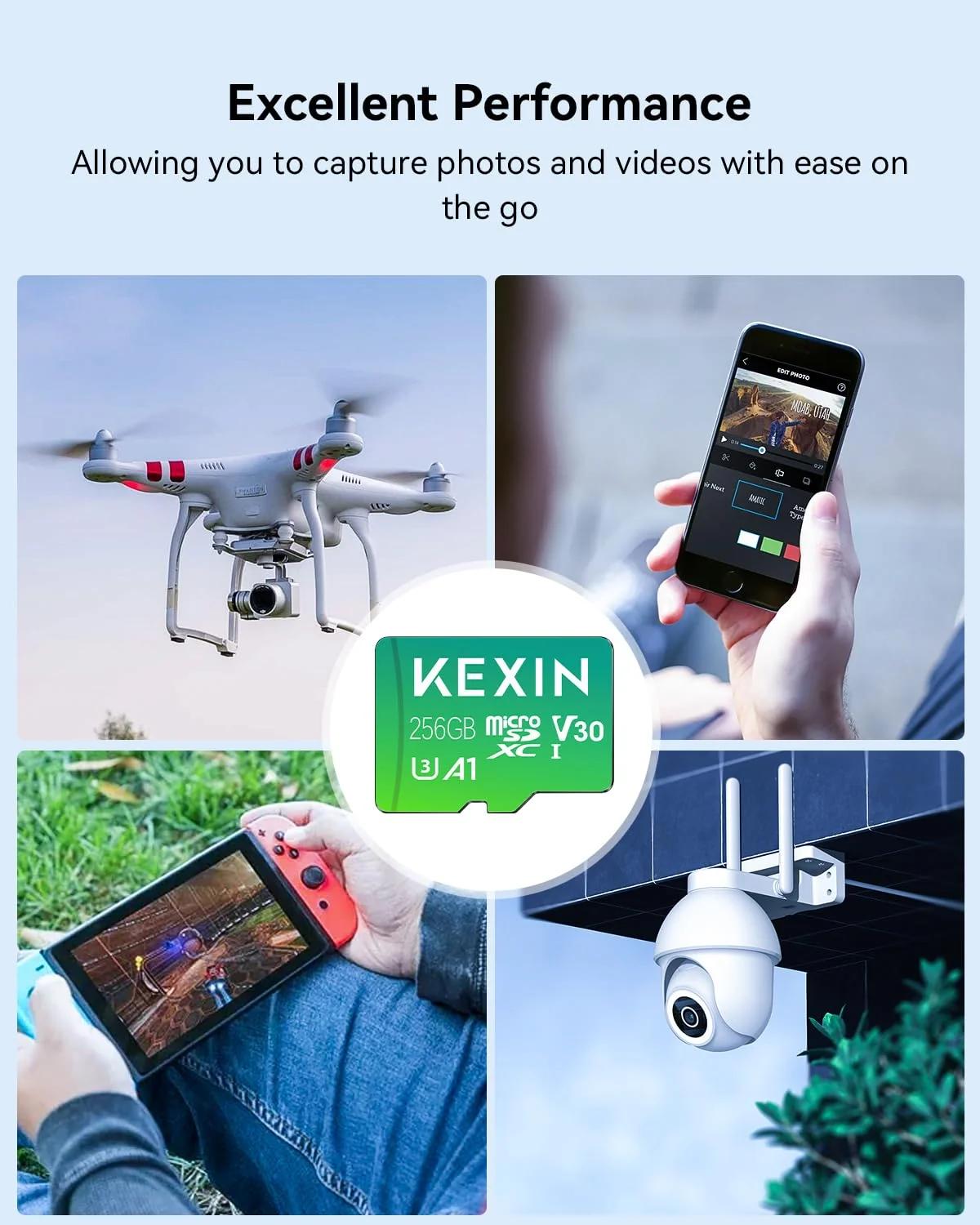 KEXIN 256GB microSDXC – kiire ja vastupidav salvestus – pilt 7