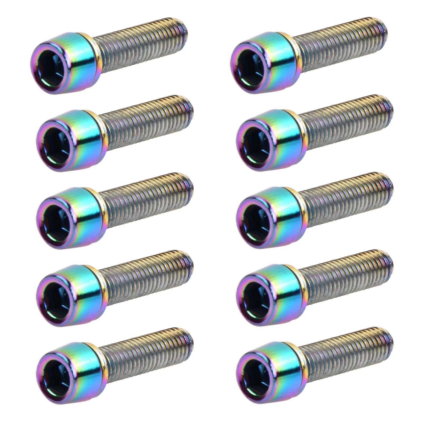 Fangehong vastupidavad M5x20mm ketaspoldid — mitmevärvilised