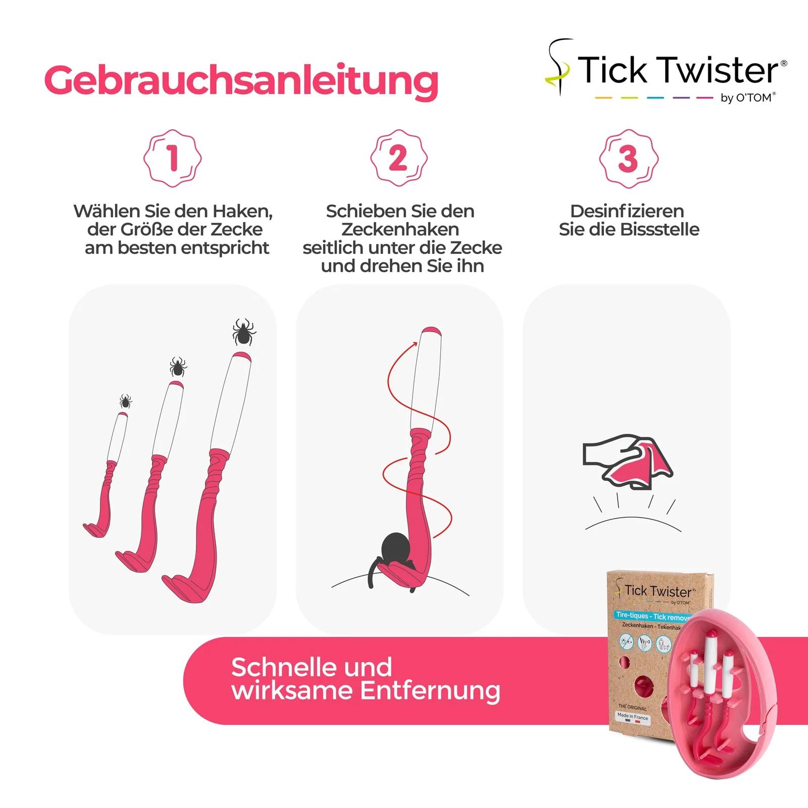Tick Twister vastupidav tikkuhaak koos hoiukarbiga — turvaline – pilt 7