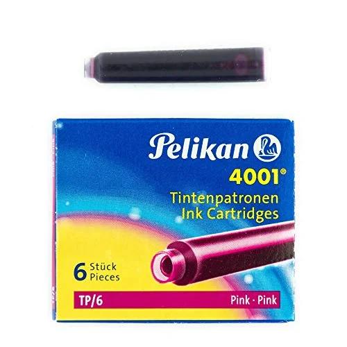 Pelikan sügavroosa tindipatruunid 6 tk – usalduslik kirjutus – detailne vaade