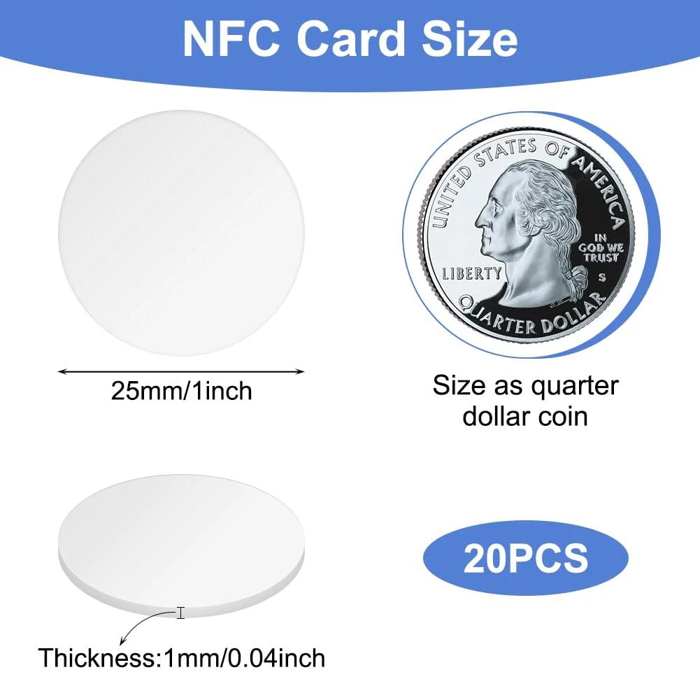 OFFCUP vastupidavad veekindlad NFC-kaardid 20 tk komplekt – detailne vaade