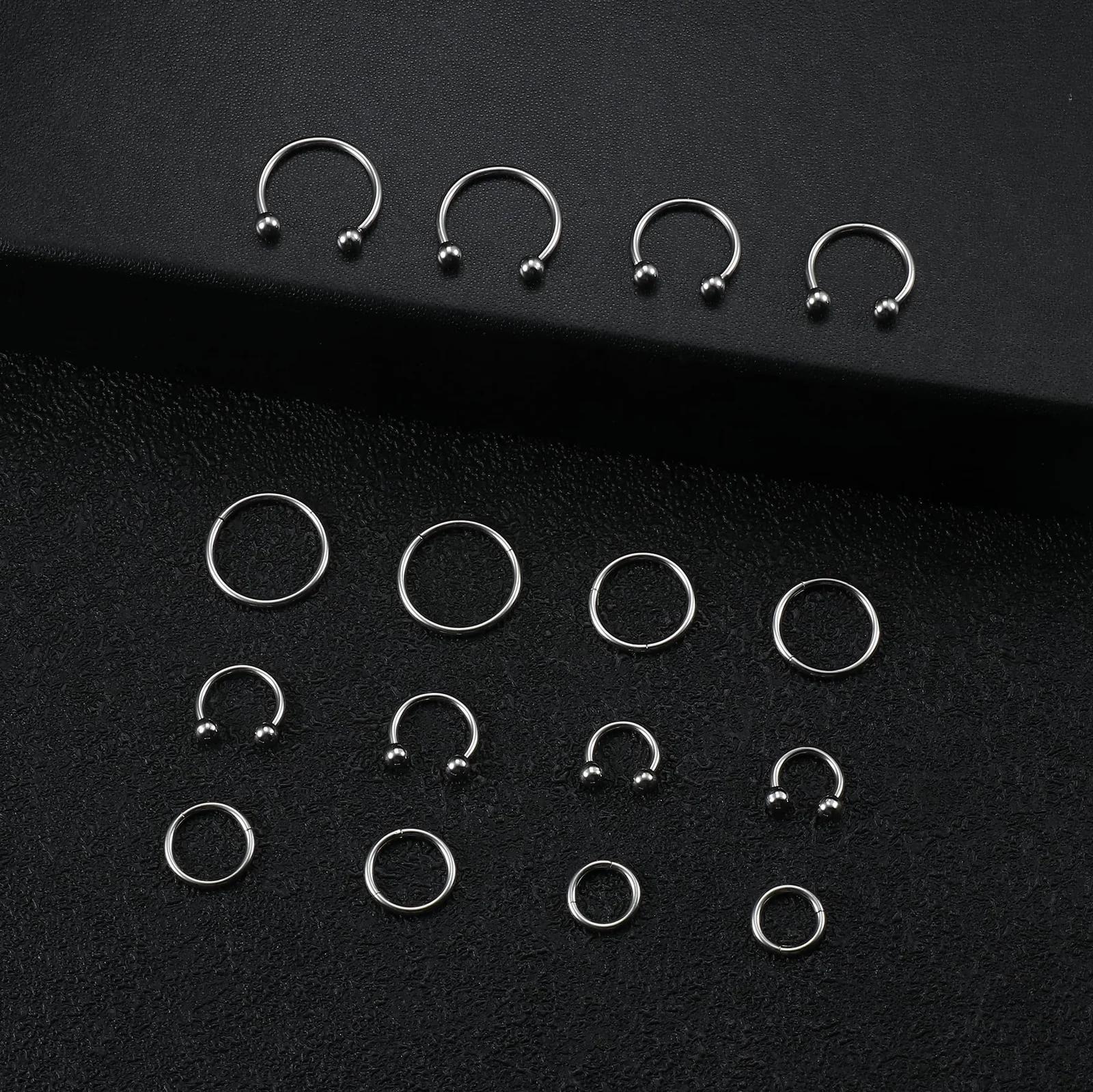 JeweBella hüpoallergeenne kirurgiterasest piercingikomplekt – pilt 7