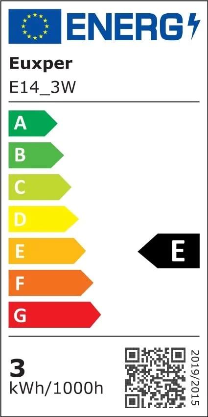 Euxper energiasäästlik E14 LED-pirn 3W — soe valgus – pilt 8
