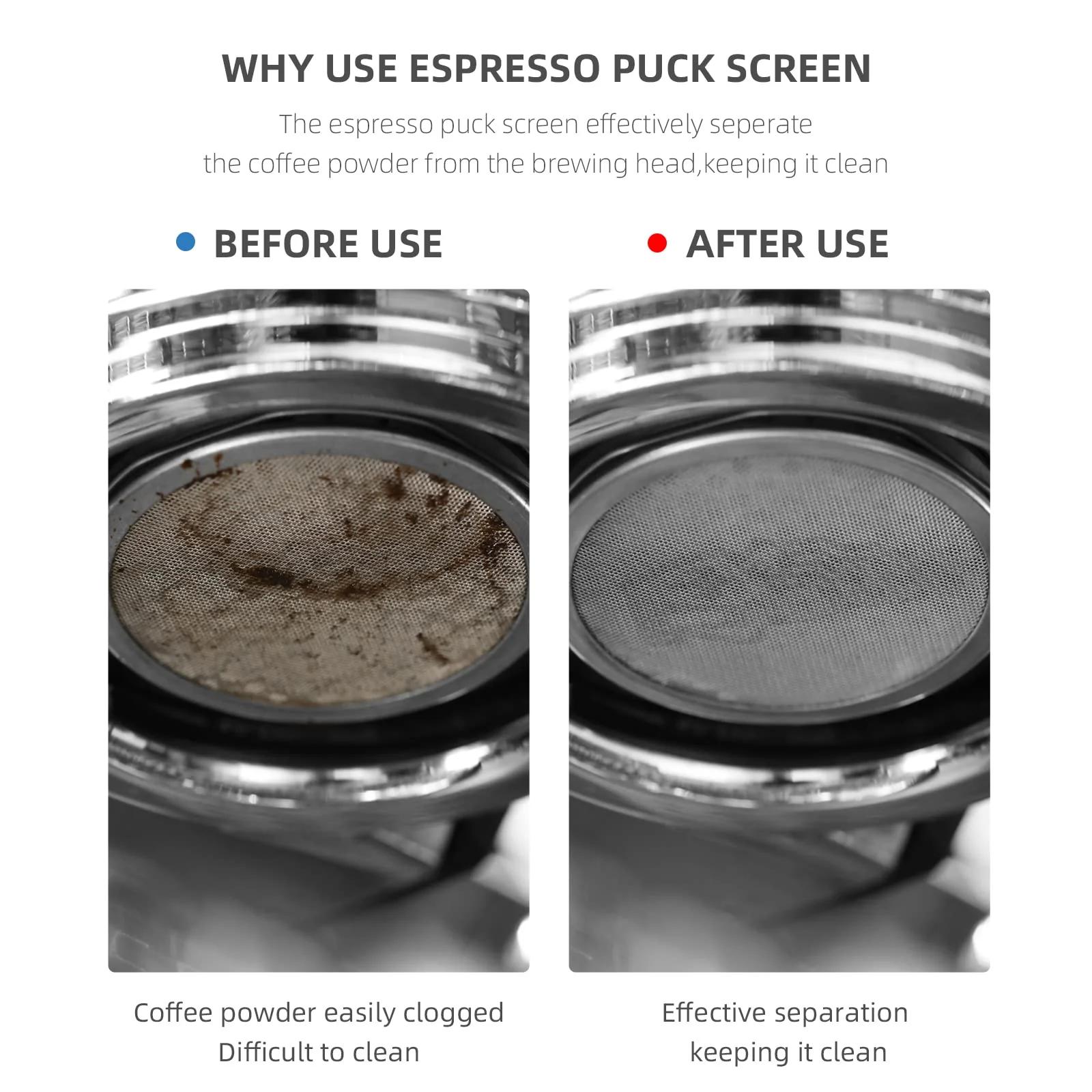 MHW-3BOMBER roostevaba espresso puck screen — parem ekstraktsioon – lisavaade