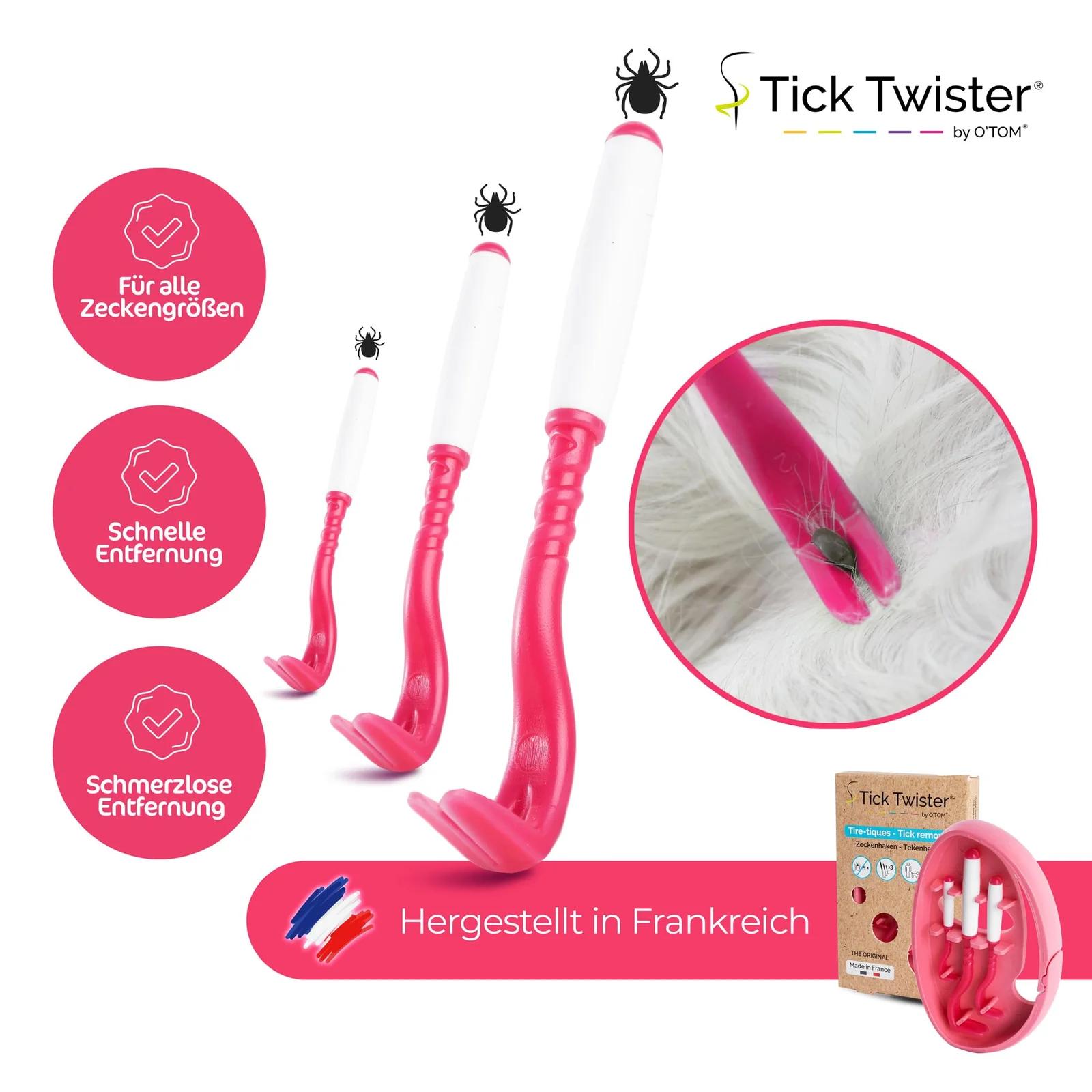 Tick Twister vastupidav tikkuhaak koos hoiukarbiga — turvaline – detailne vaade