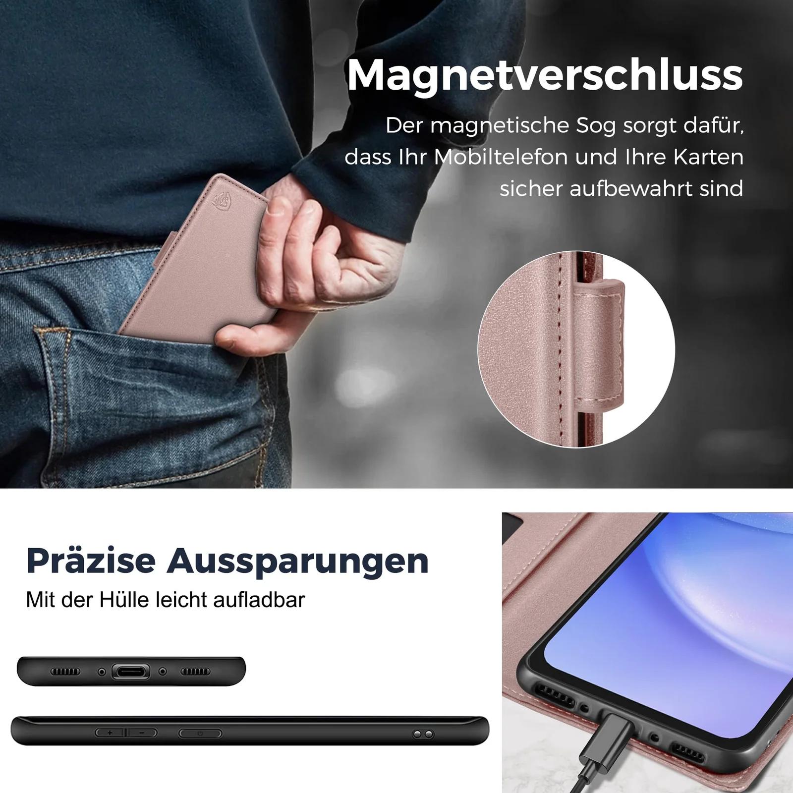 CASBST pehme PU-nahk ümbris — kingitus Samsung S24 Ultra jaoks – lisavaade