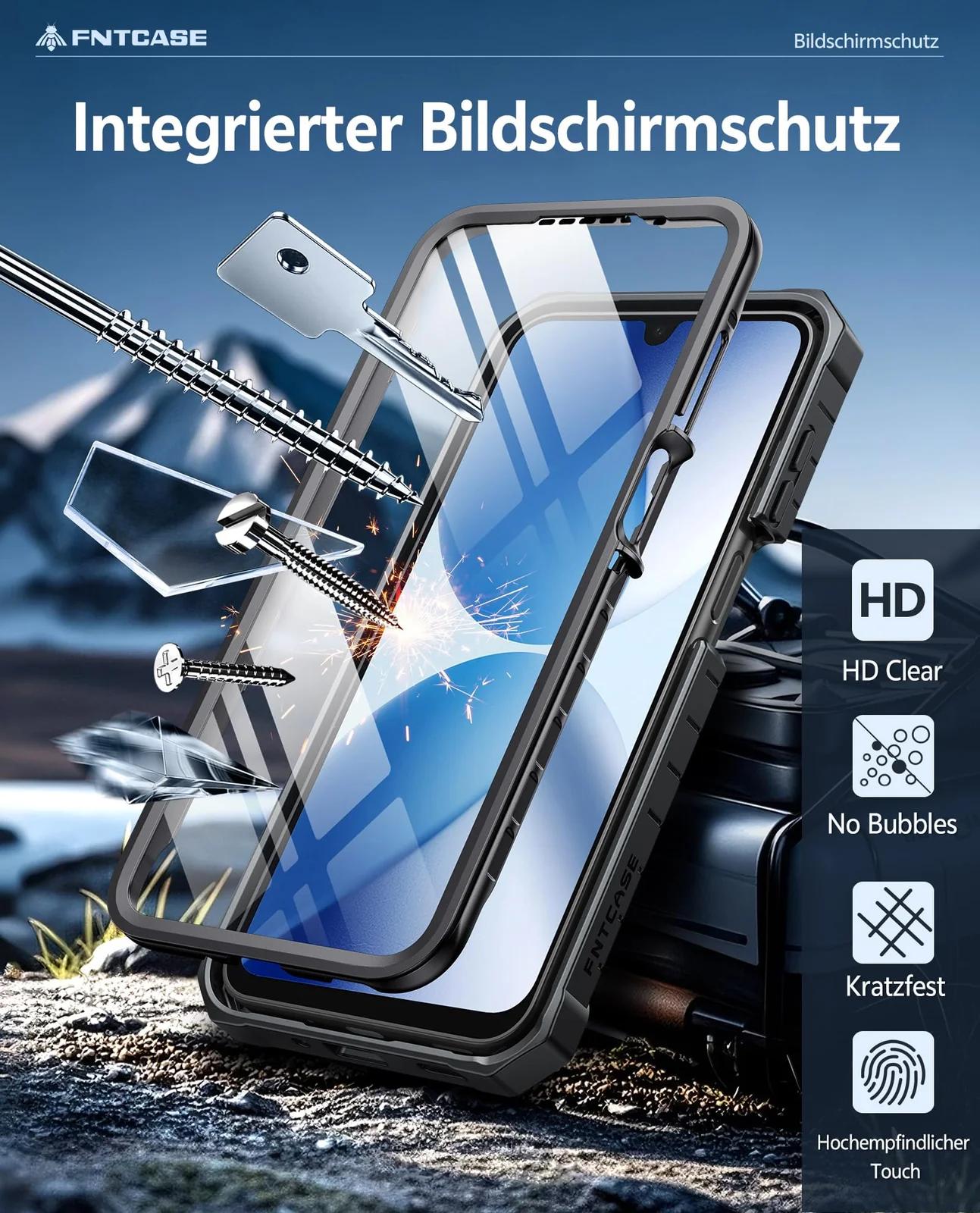 FNTCASE tugev kaitsekate Samsung Galaxy A17 — sõidu- ja – kasutusnäide
