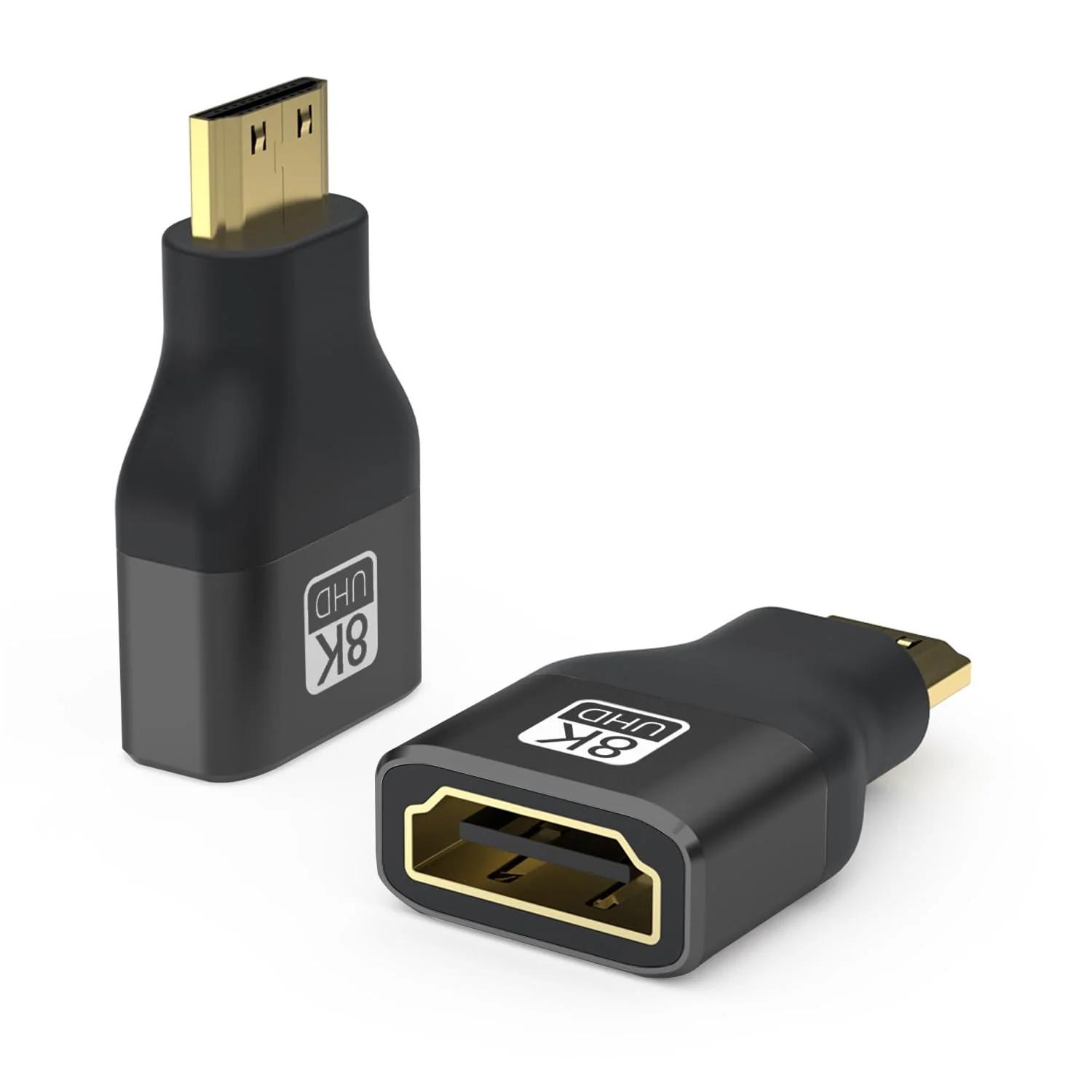 vgggrd alumiiniumist Mini HDMI adapter – 8K toega ühendus