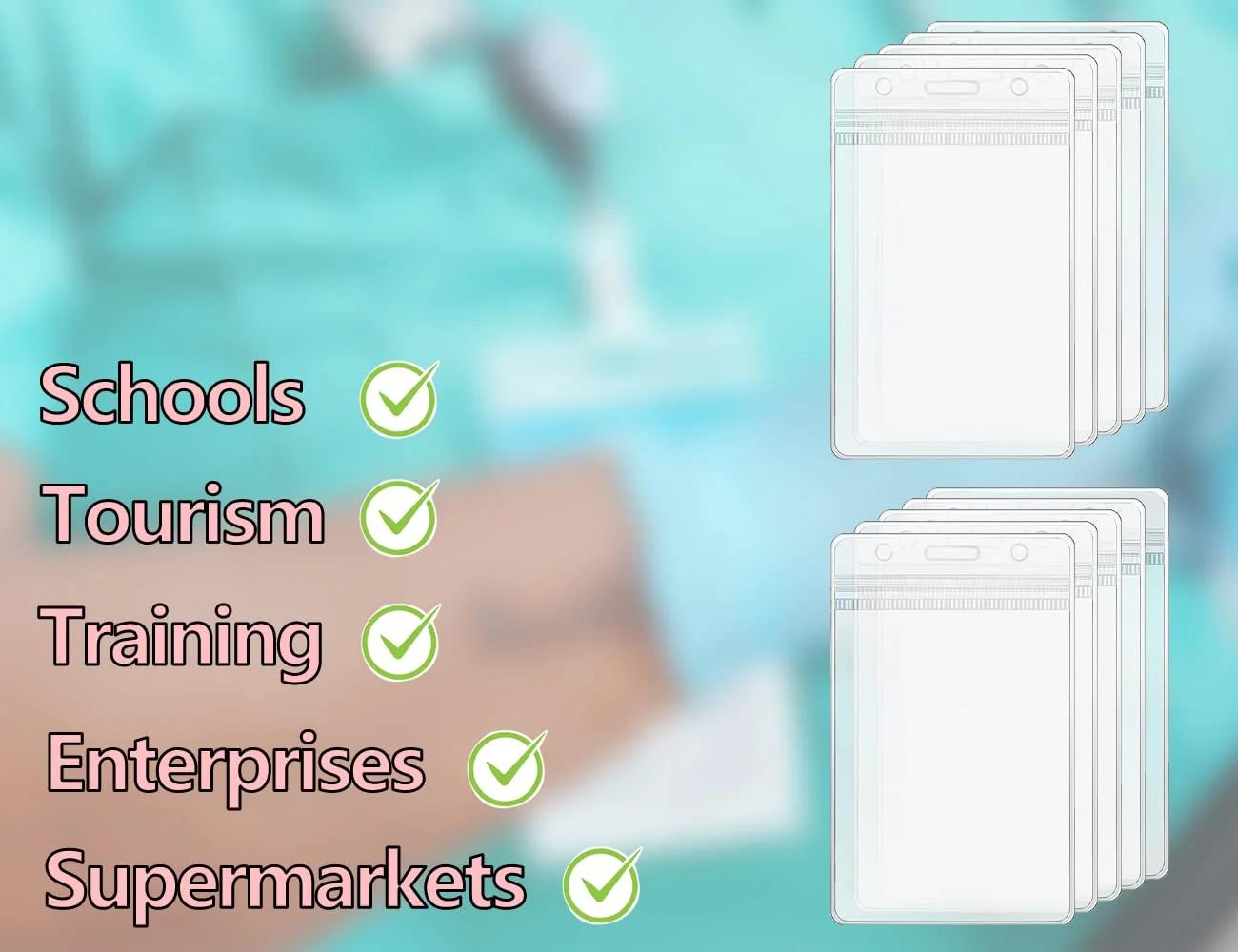 ZoeTekway kaitsev PVC-kaarditasku 10-pakk — veekindel ja – pilt 7