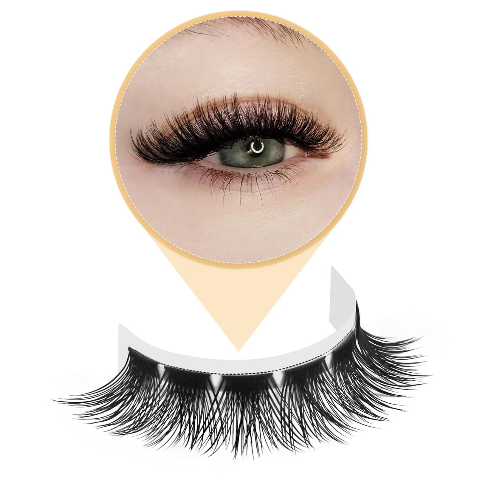 QUEWEL pehmed segatud ripsmed (12–18 mm) loomulik ilme – detailne vaade