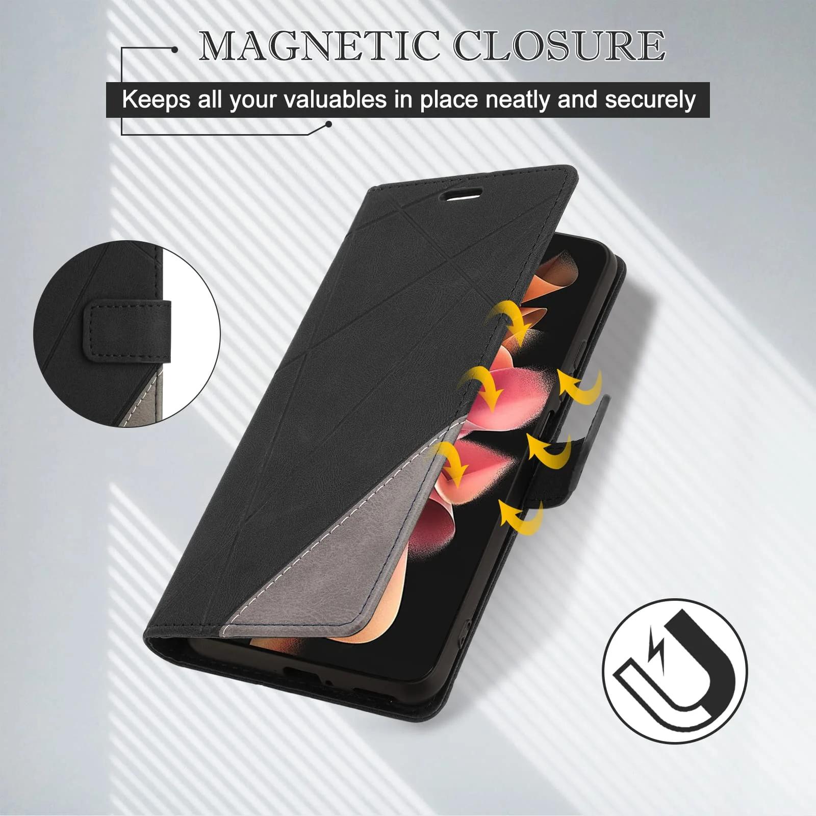 SONWO nahkne kaitsekott Realme GT 5G — rahakoti funktsioon – pilt 6