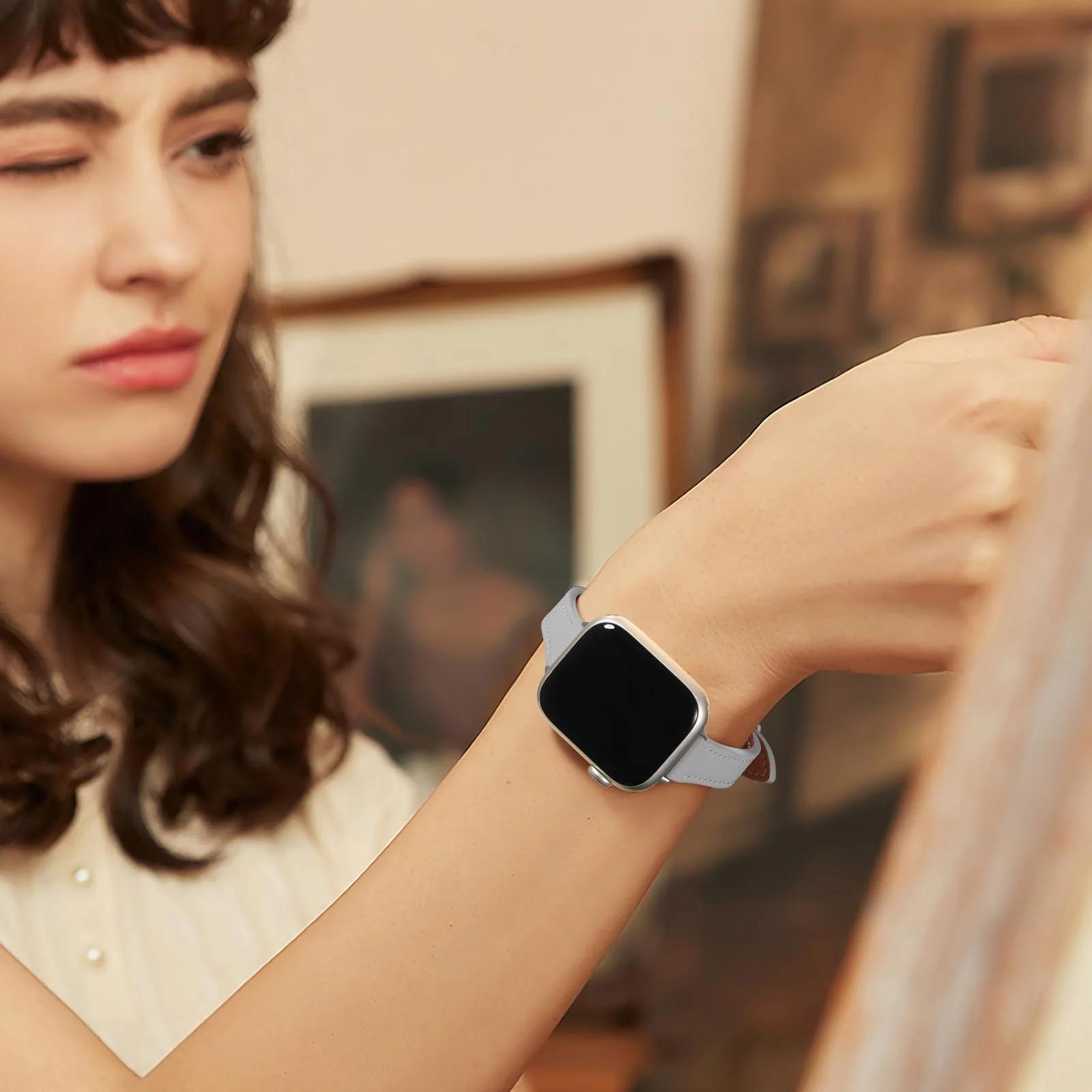 CeMiKa õhuke nahkrihm Apple Watchile — elegantne igapäevakäevitus – pilt 7