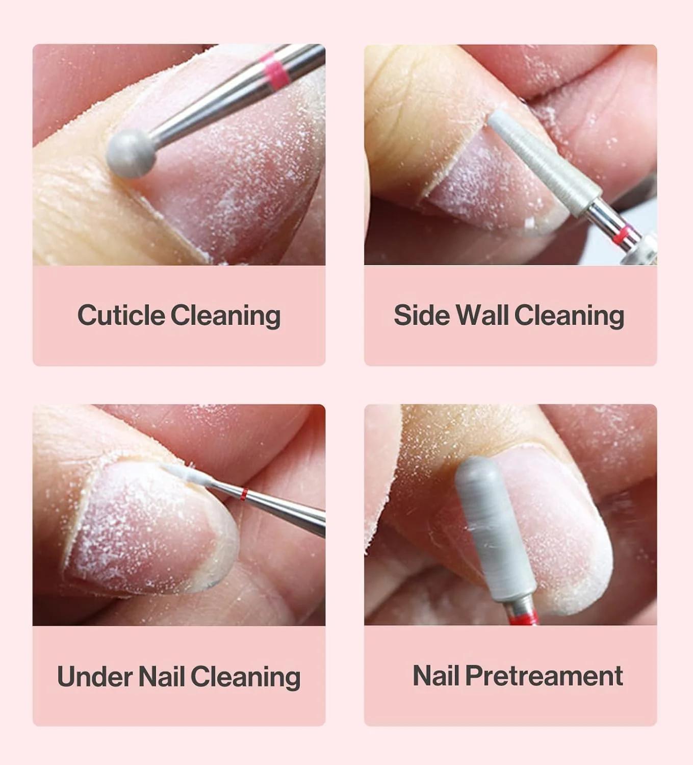 MelodySusie kvaliteetne kullakujuline nagelfräser-bit (3/32″) – pilt 7