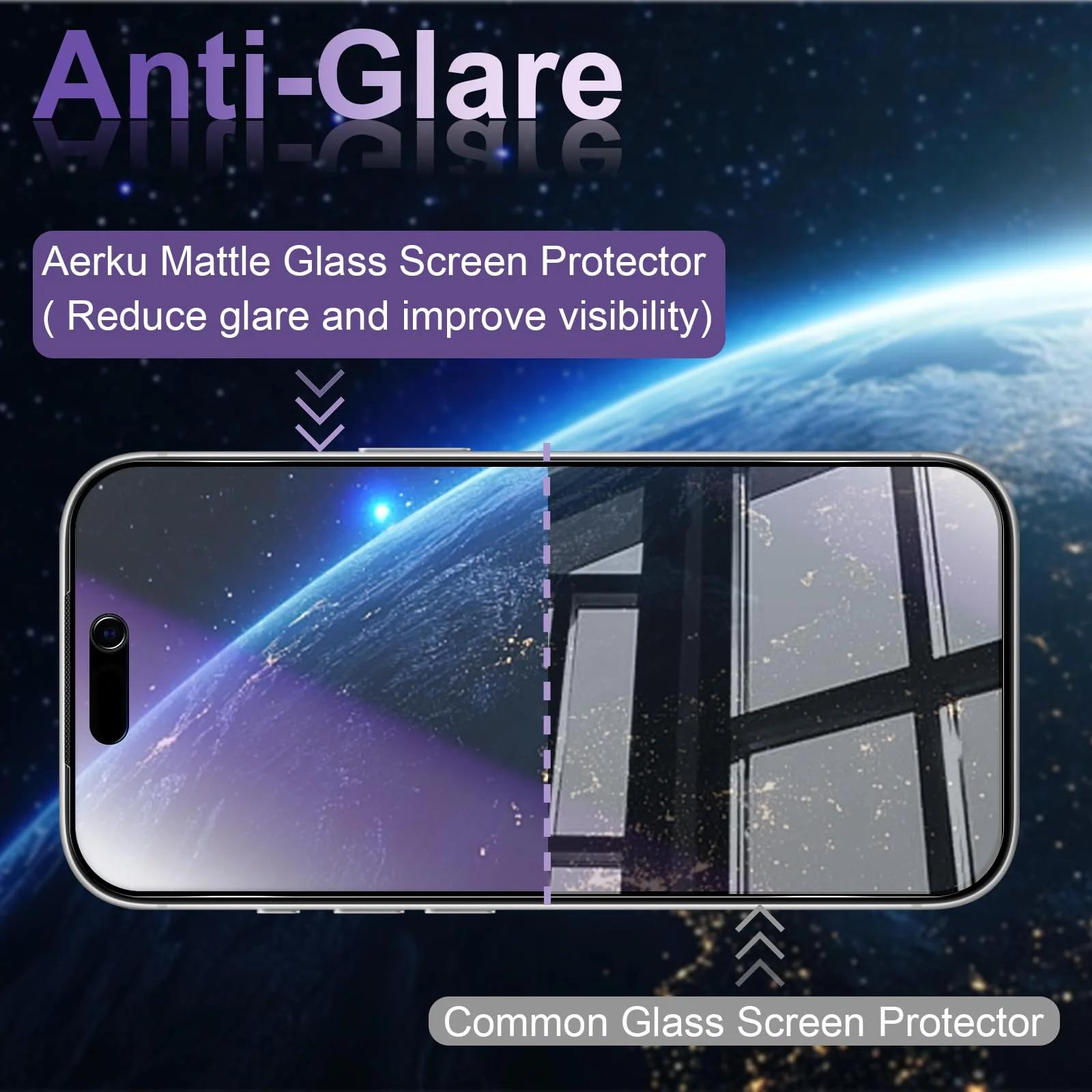 Aerku matt kaitsekile iPhone 17 Pro — privaatsus ja silmakaitse – lisavaade