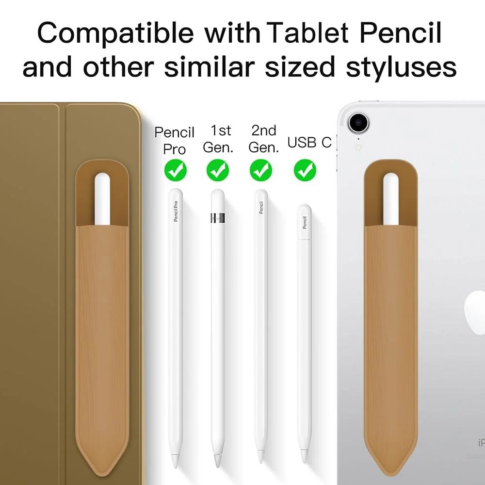 MoKo pehme PU-kattega Apple Pencil hoidja ja kaitse – detailne vaade