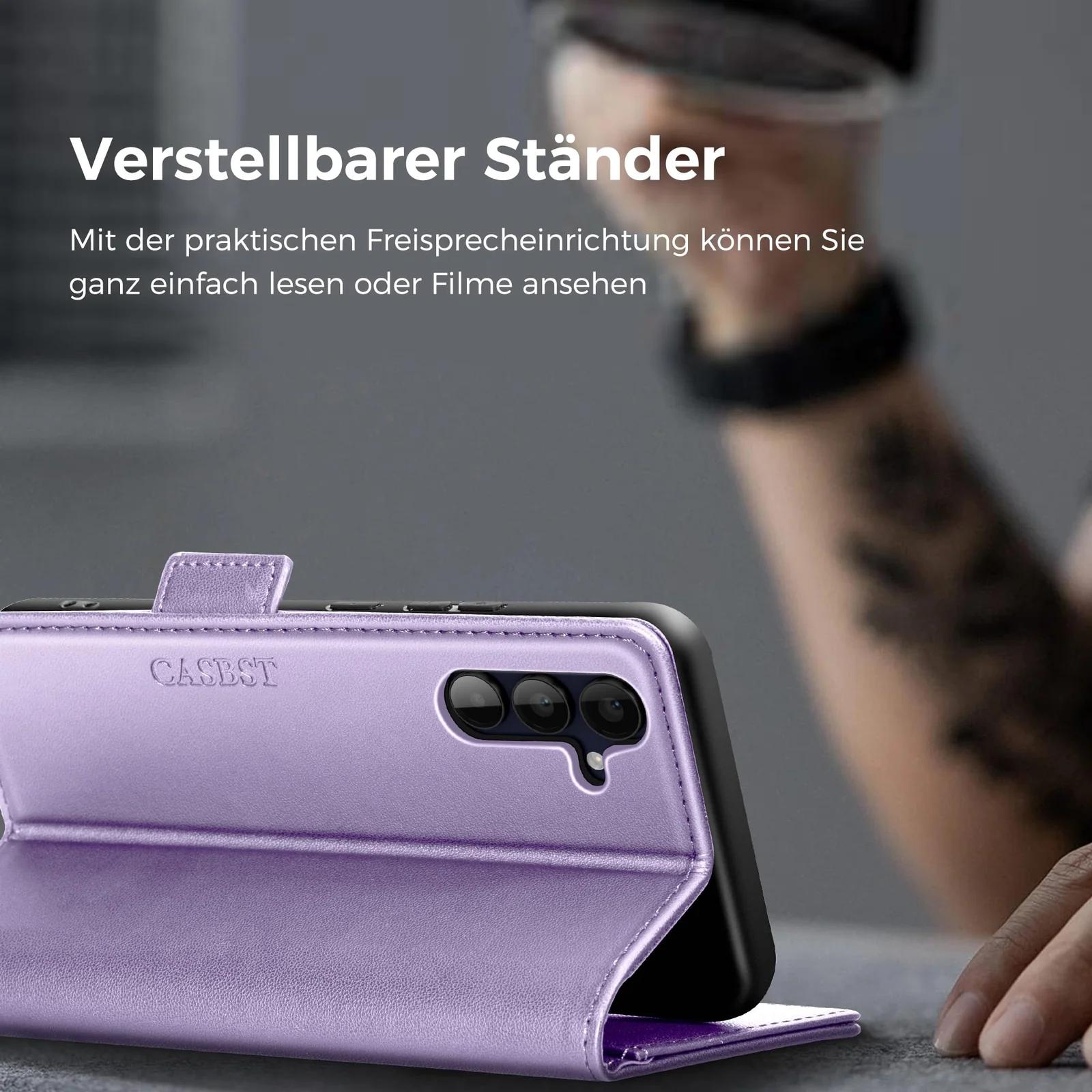CASBST pehme nahkne klappkate Samsung Galaxy A15 jaoks – pilt 6