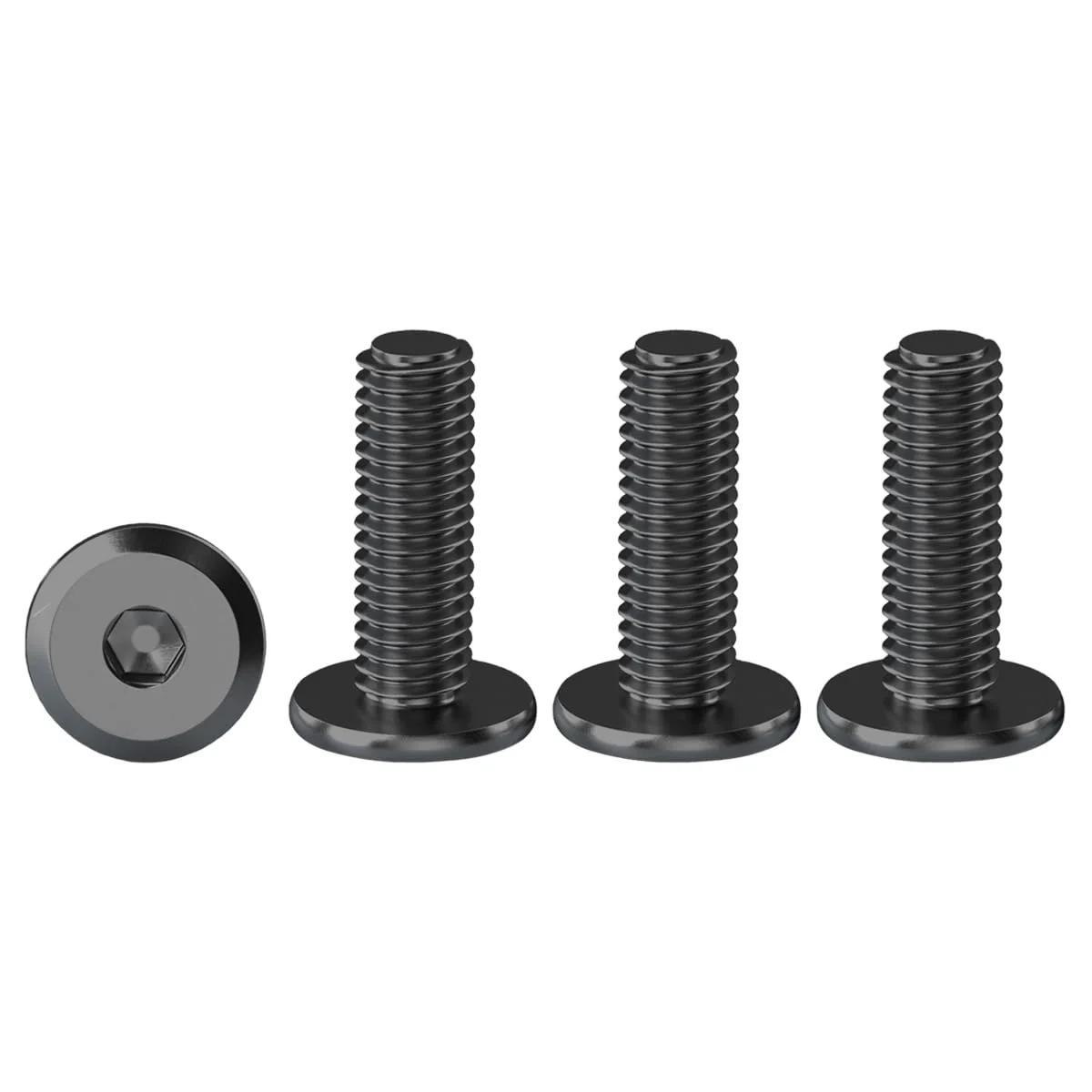 Drenky roostevabad mustad M4x16 mm mööblikruvid — vastupidav