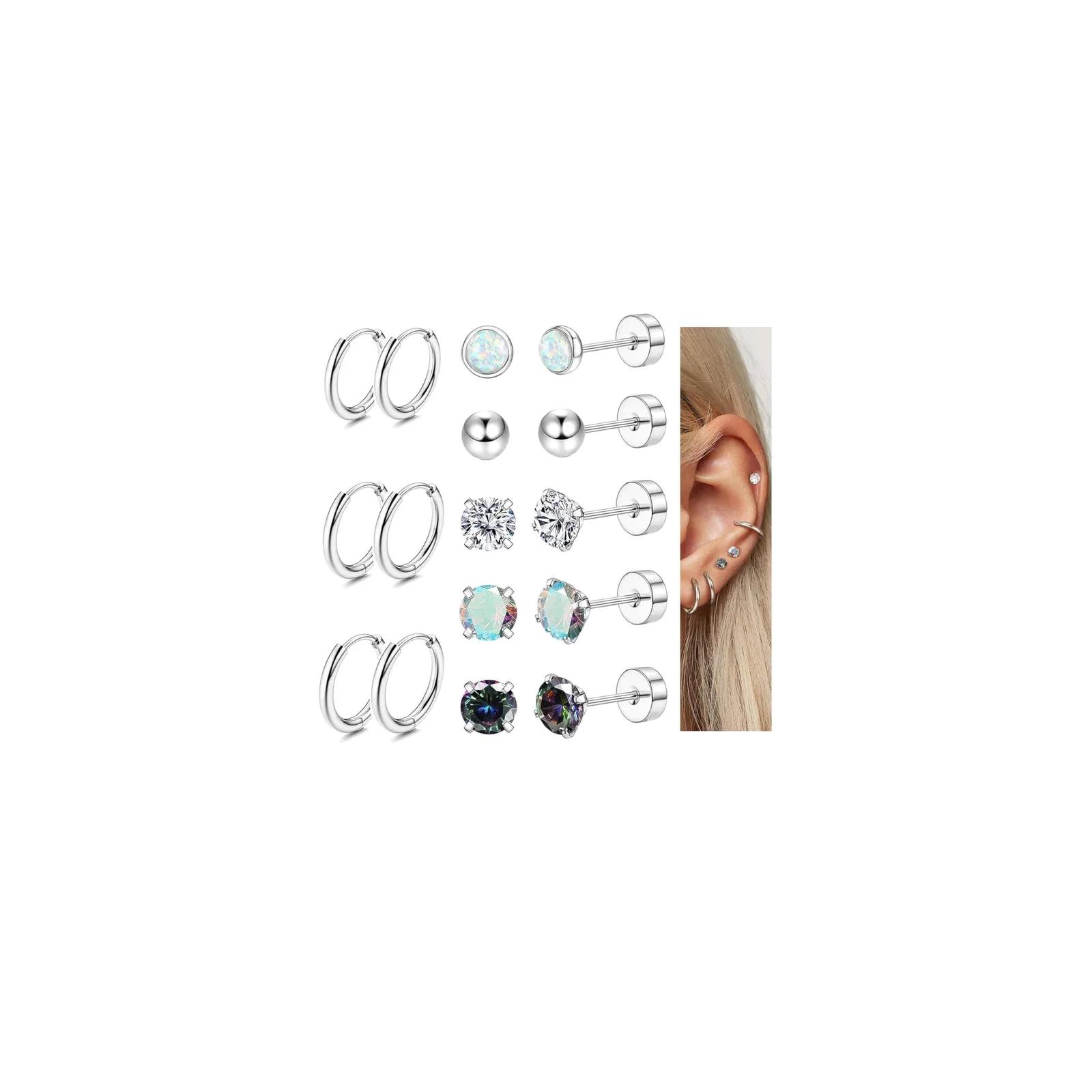 Diamday hüpoallergeenne titaan-ehtesete – mitmeauguline komplekt