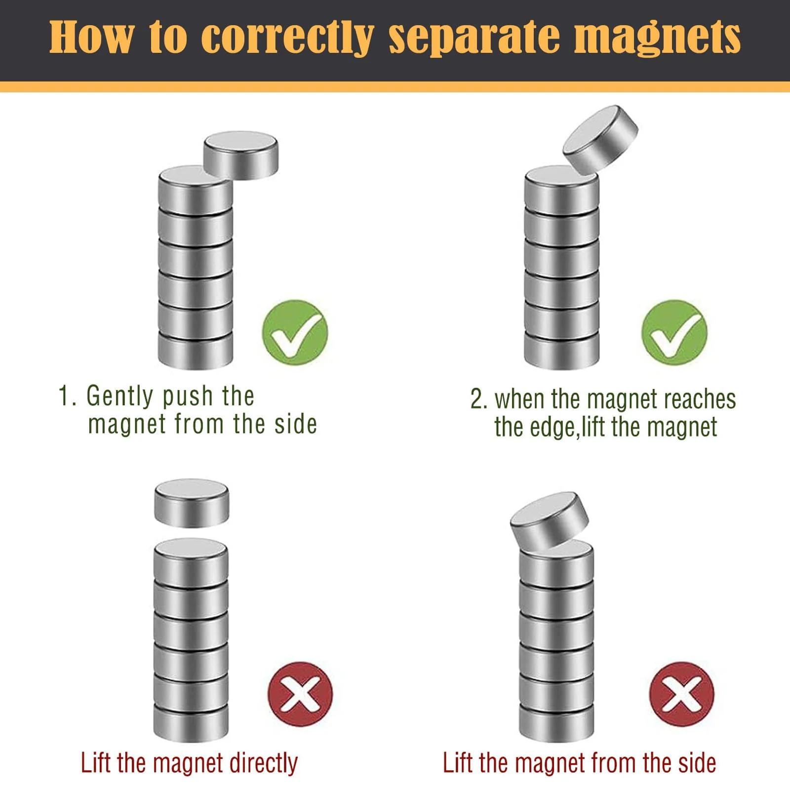 Czkonore tugevad neodüüm-magnetid 5×2 mm komplekt – pilt 6