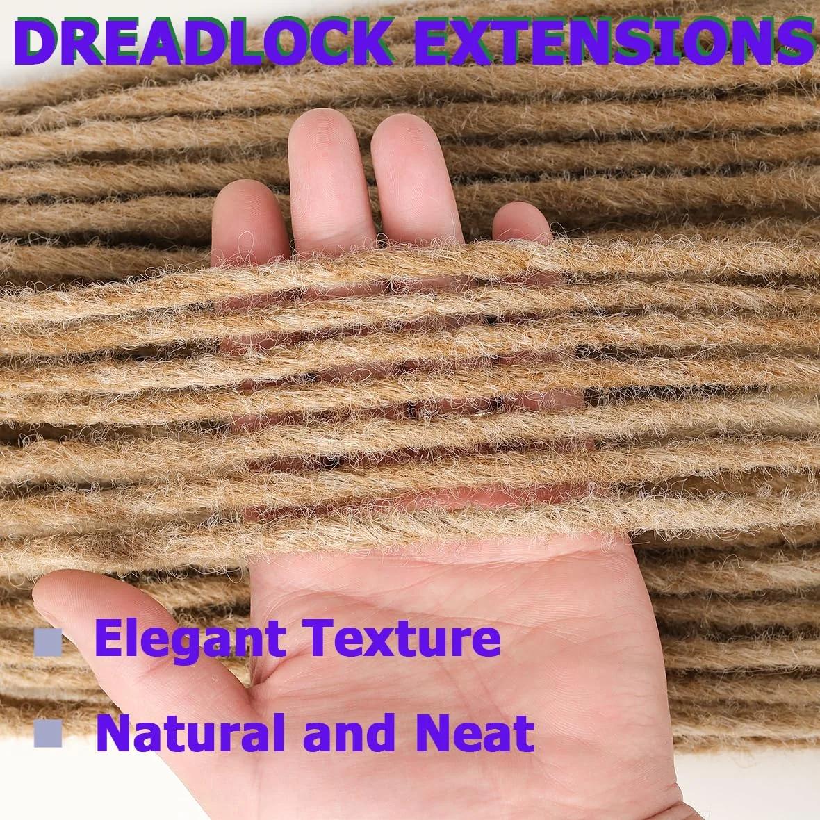 Leeven sünteetilised 18″ dreadlock-pikendused — stiilne ombre – lisavaade
