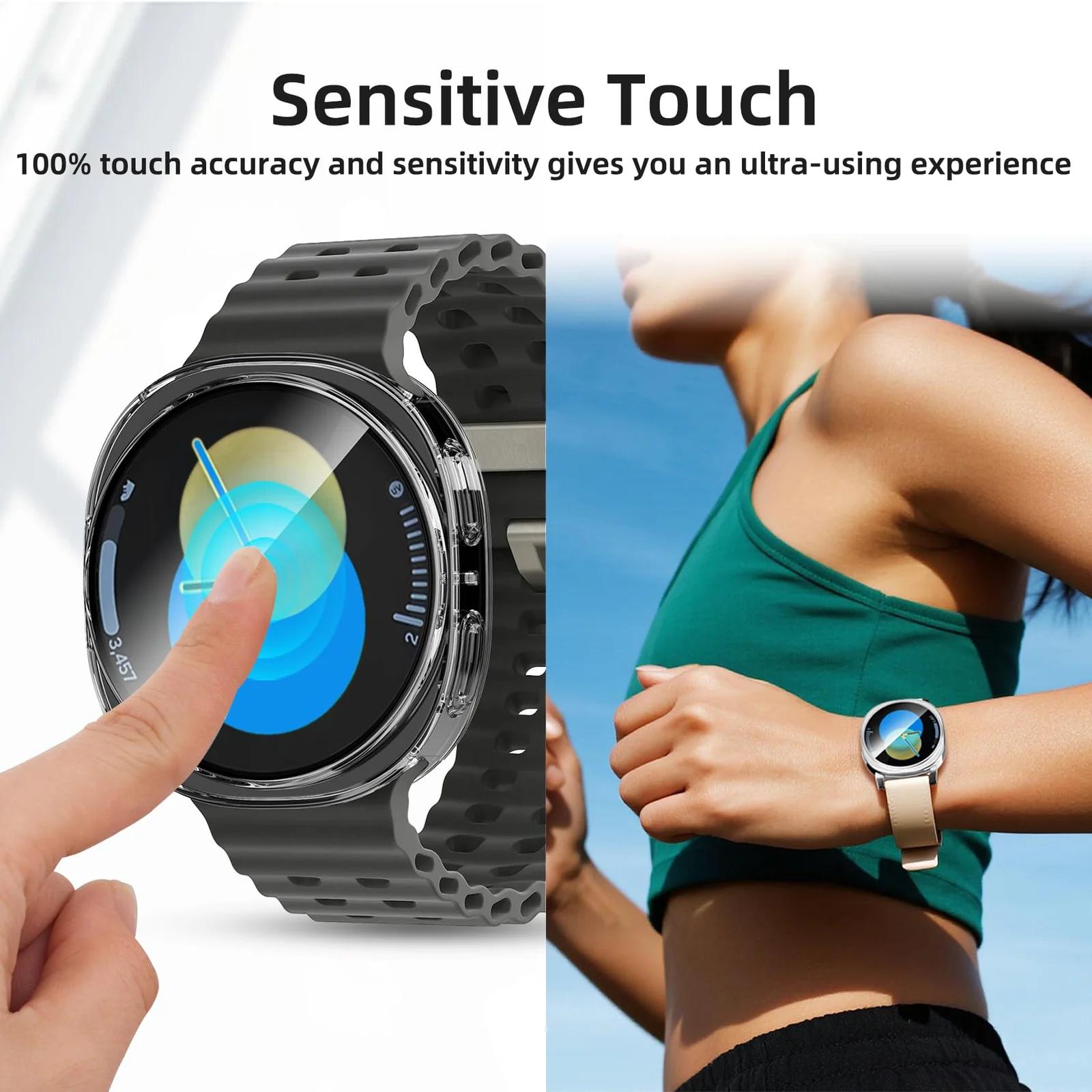 Jvchengxi TPU kaitseümbris Galaxy Watch 8 — õhuke täiskaitse – pilt 6