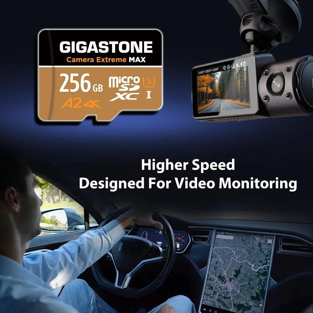 Gigastone 256GB microSDXC — kiire salvestus 4K videole – pilt 6