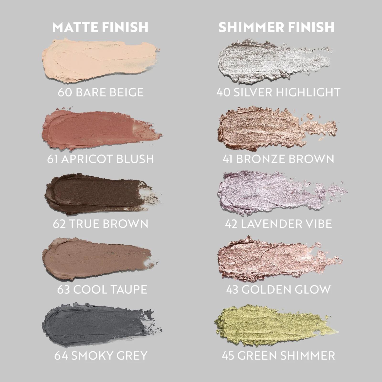Isadora – mitmekülgne vegan silmapliiats ja lauvärv 63 Cool Taupe – kasutusnäide