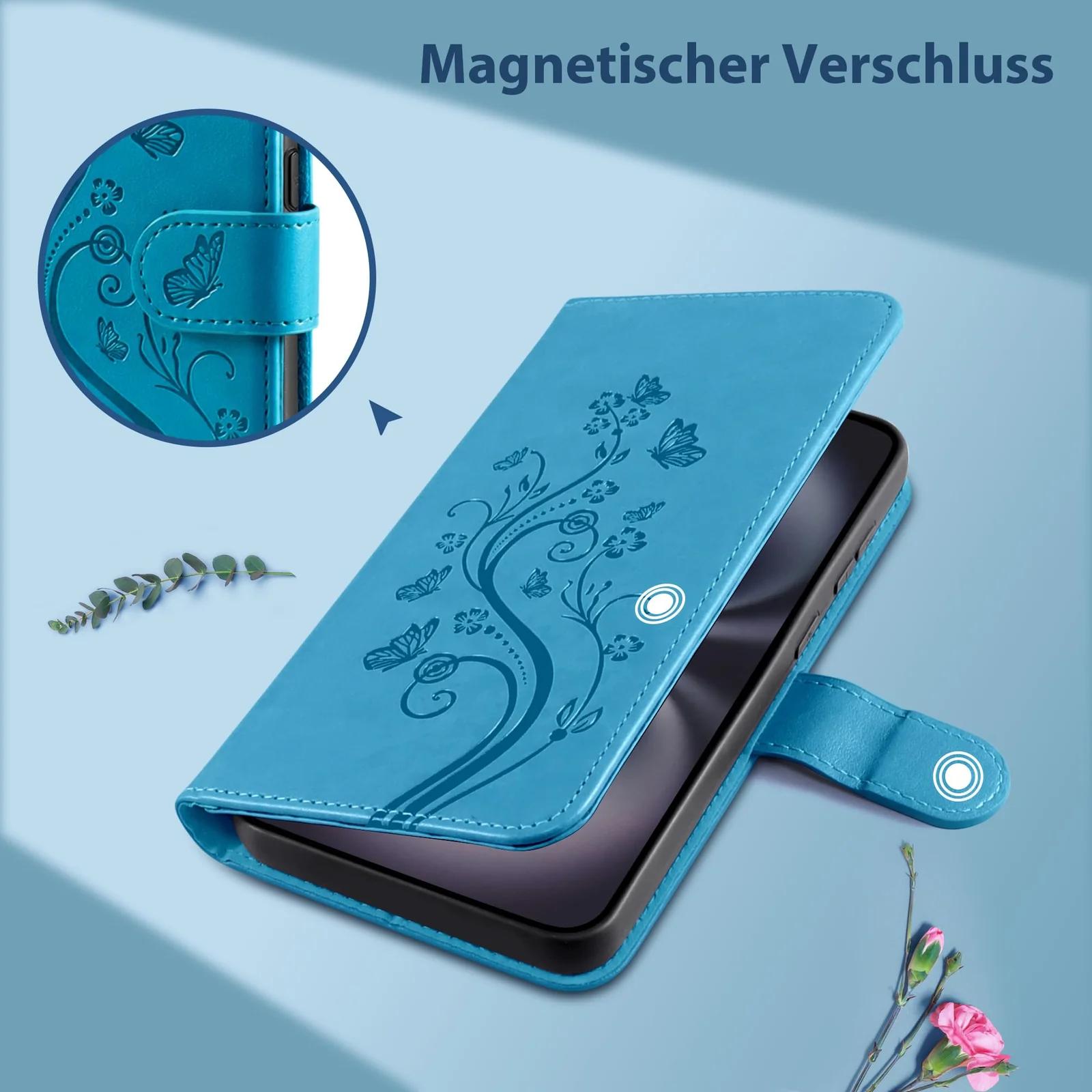 KRAFTCARE nahkne kaitsekate iPhone 16–le – kaarditasku ja statiiv – kasutusnäide