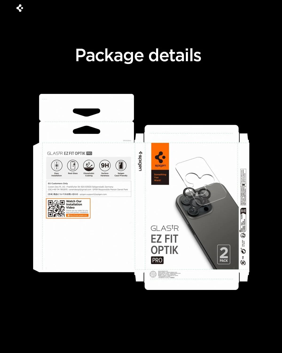 Spigen kaitsev kaameraklaas iPhone’ile — tugev 9H kaitse – pilt 8