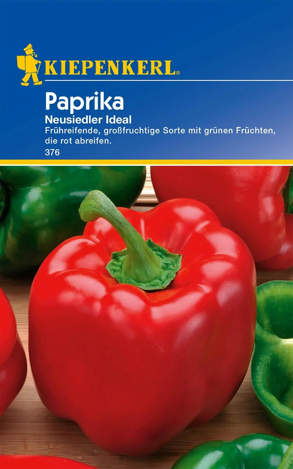 Kiepenkerl paprikas seemned – viljakas Neusiedler Ideal istutus