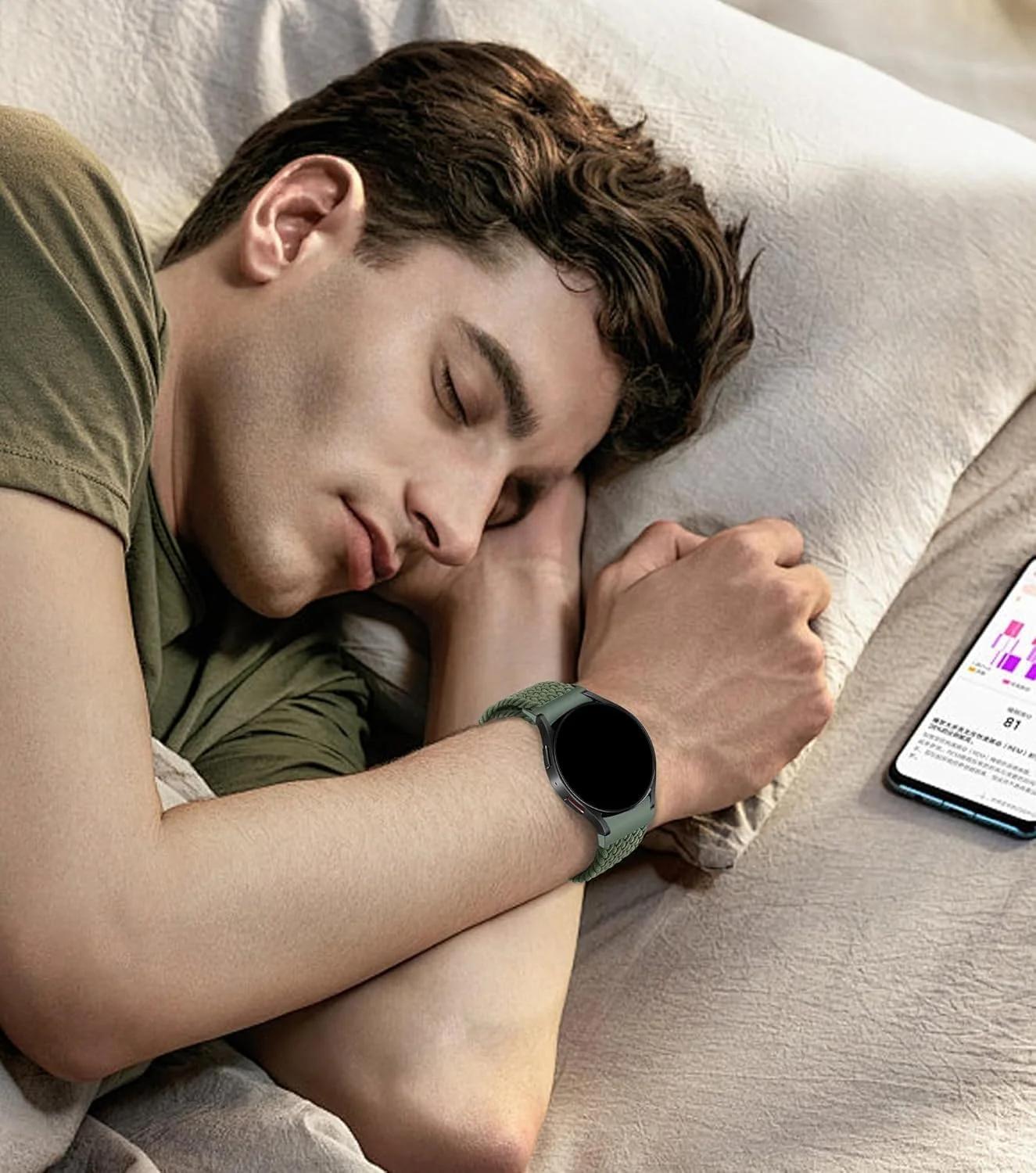 DMVEIMAL elastne punutud rihm Samsung Galaxy Watch — mugav ja – pilt 7