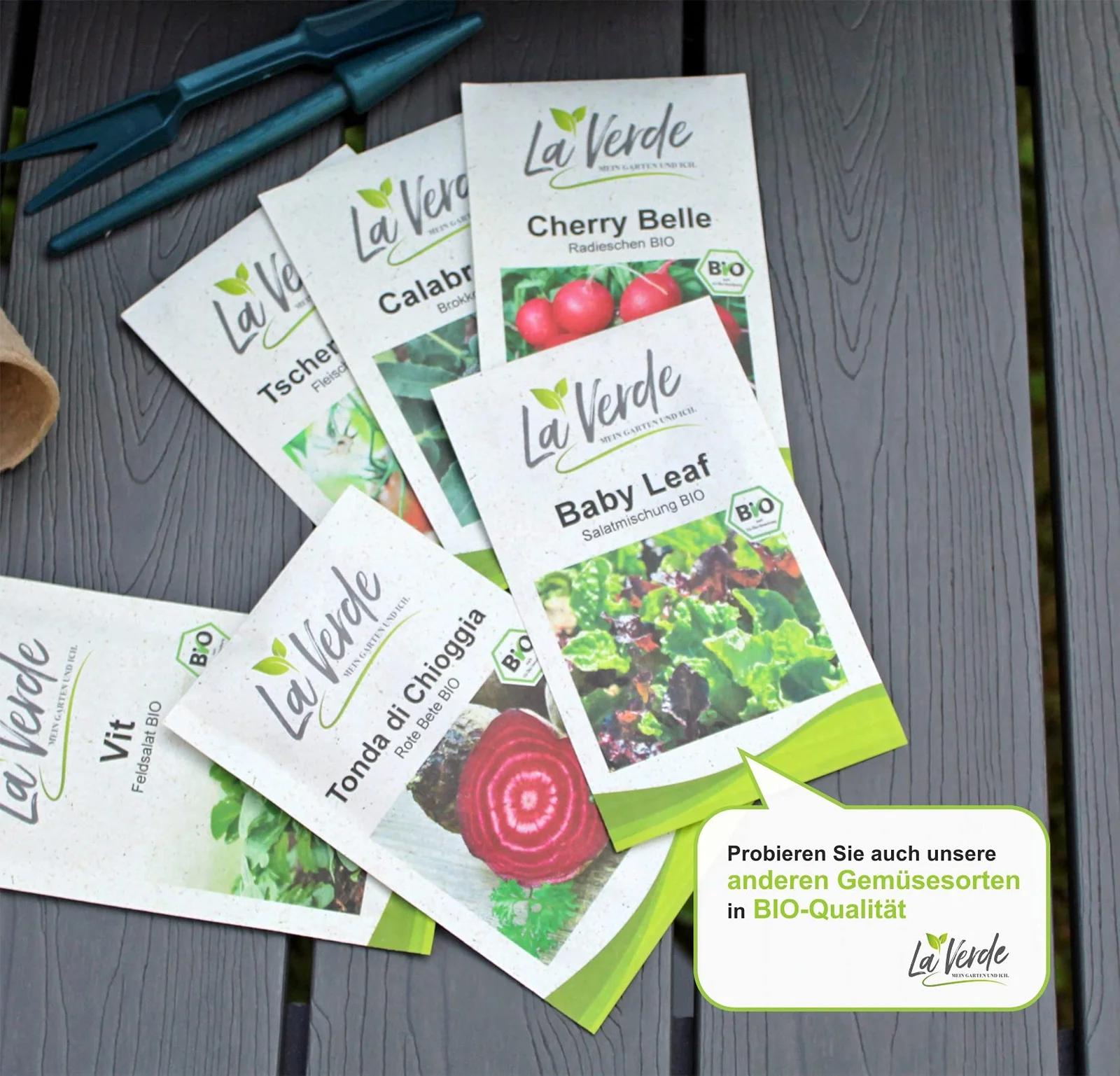 La Verde MEIN GARTEN UND ICH. La Verde BIO Palmkohl Nero di – detailne vaade
