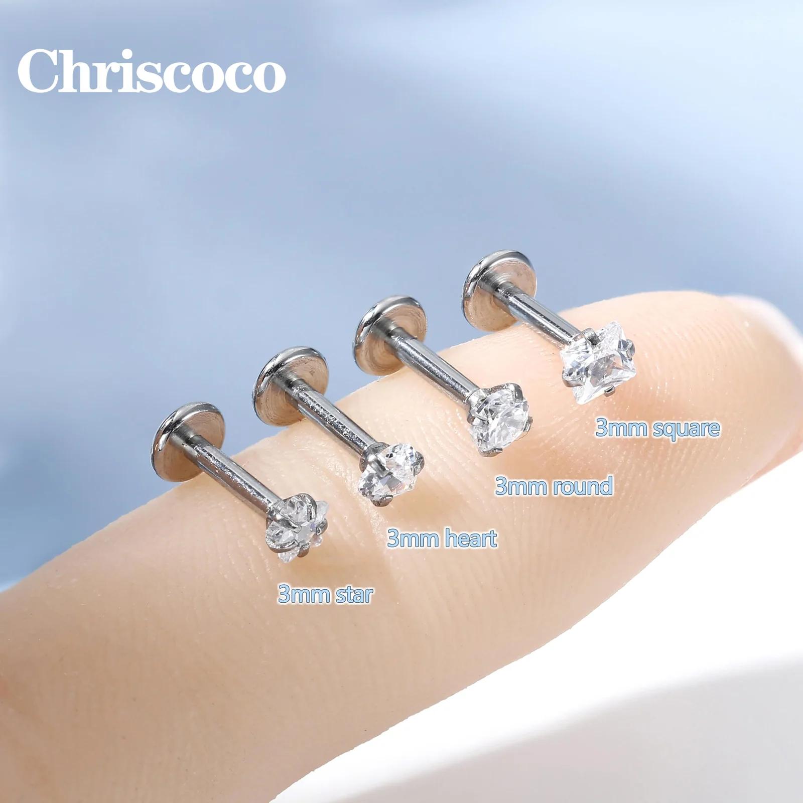 Chriscoco hõbedane 316L piercingset — hüpoallergeenne kingitus – pilt 7