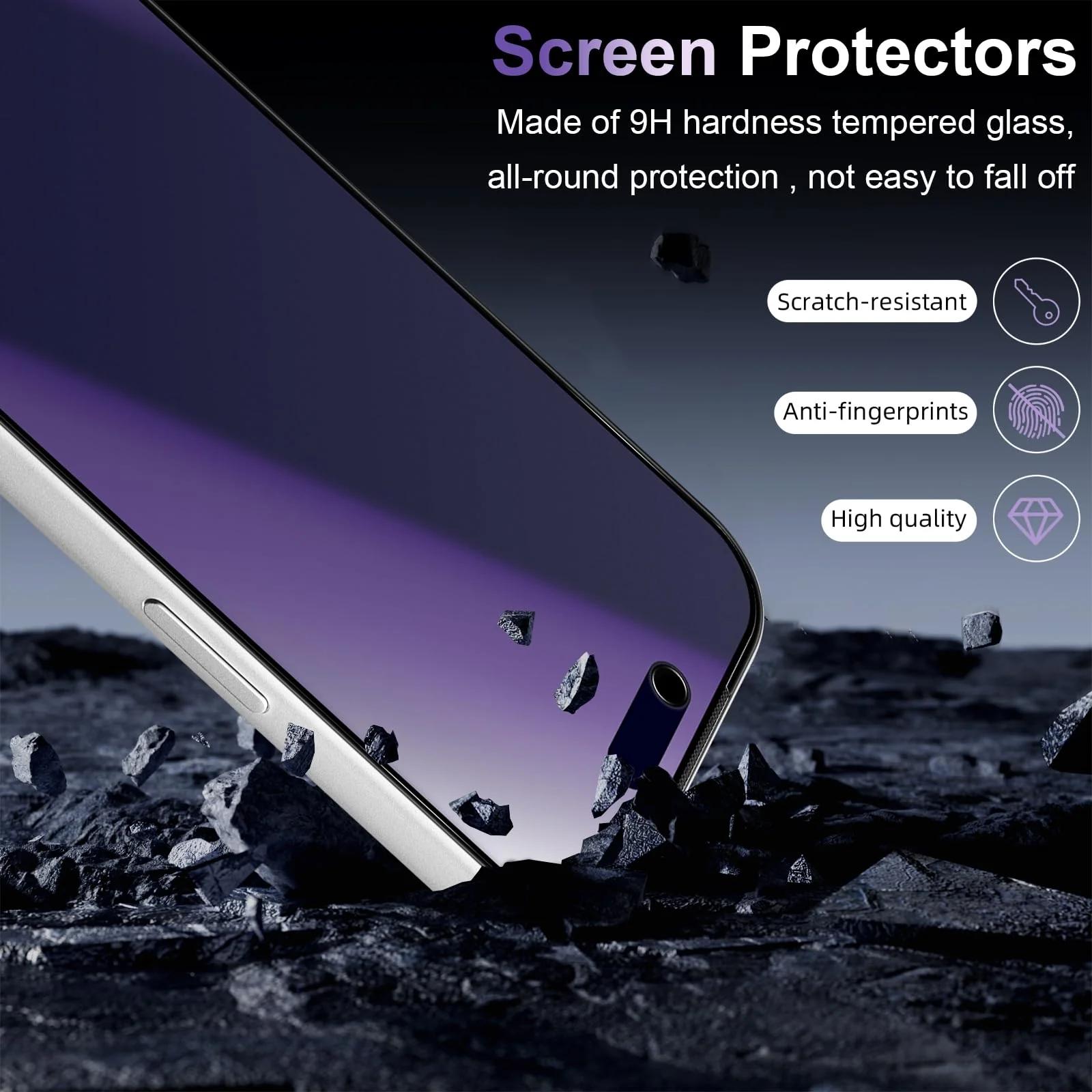 Aerku matt kaitsekile iPhone 17 Pro — privaatsus ja silmakaitse – pakend ja tarvikud