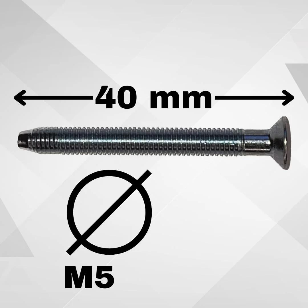 bayesen tsingitud M5 x 40 mm kruvi – vastupidav silindrikinnitus – pilt 6