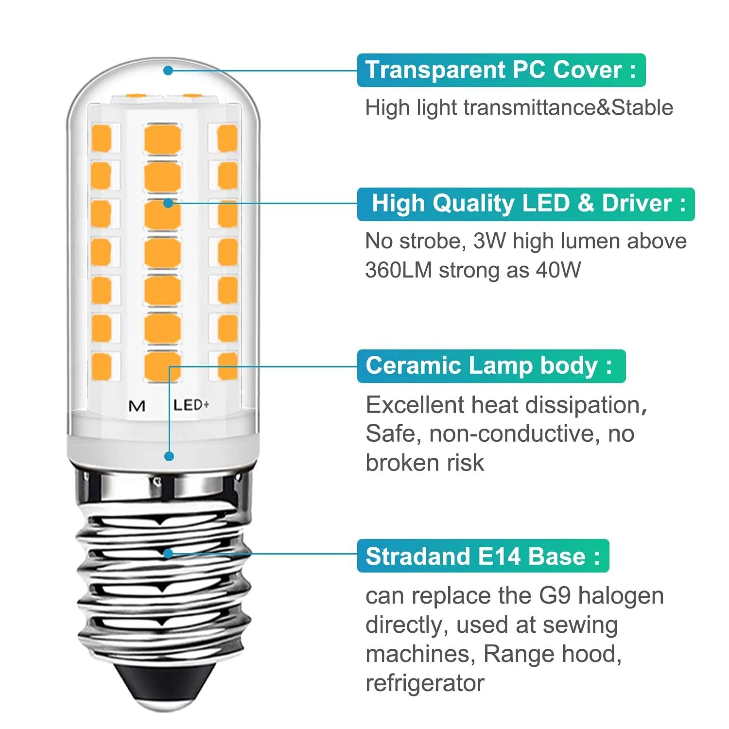 Euxper energiasäästlik E14 LED-pirn 3W — soe valgus – pilt 7