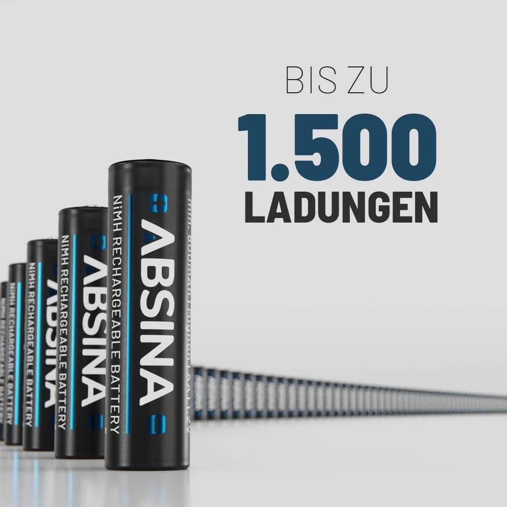 ABSINA päikeseakud AA 800mAh – vastupidav ja keskkonnasõbralik – pilt 6