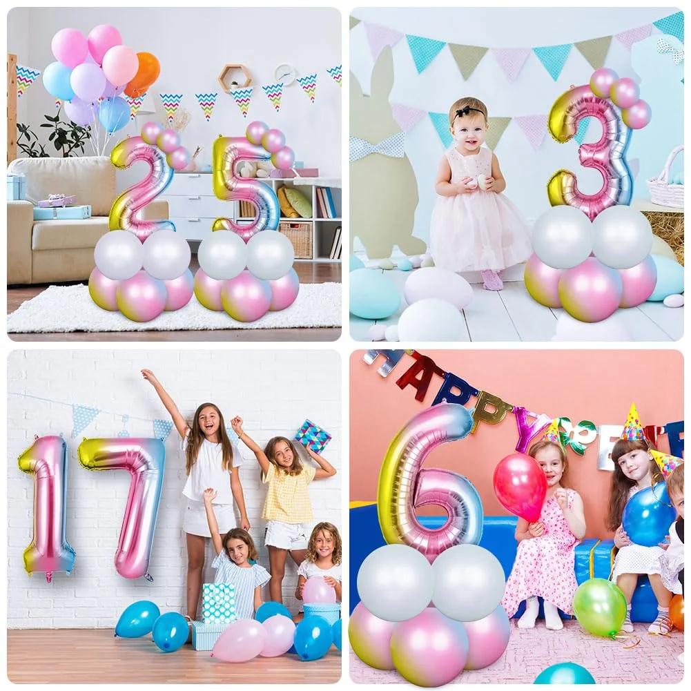 OFFCUP suurepärane fooliumballoon number — dekoratiivne ja – pilt 7