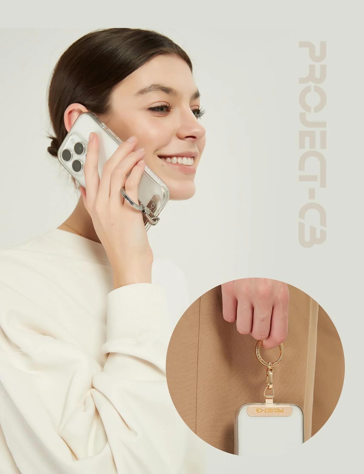 project-cb vastupidav TPU telefonirihmade kinnituse komplekt – lisavaade