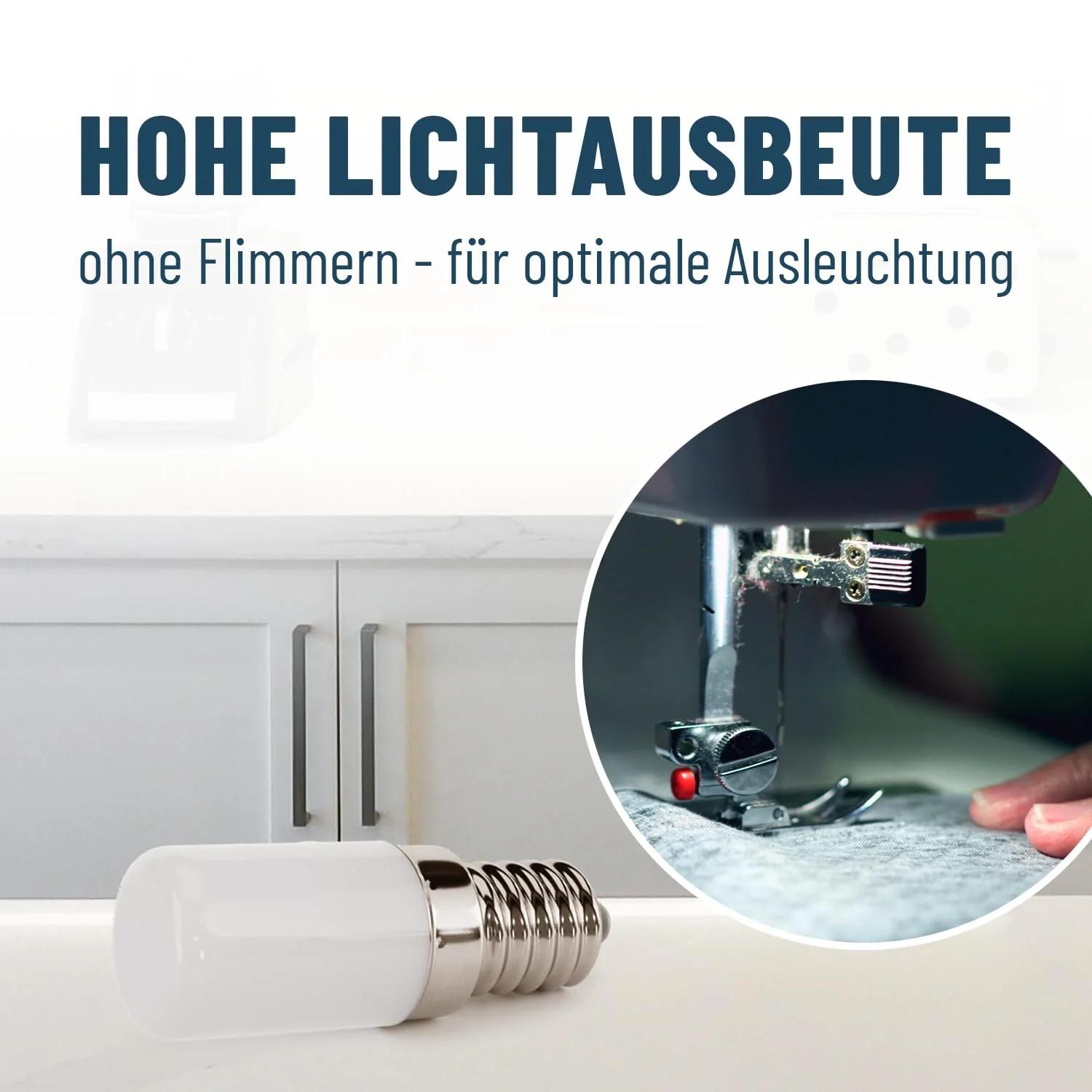 greate LED-külmiku lambipirn E14 2W — kompaktne ja kirkas – lisavaade