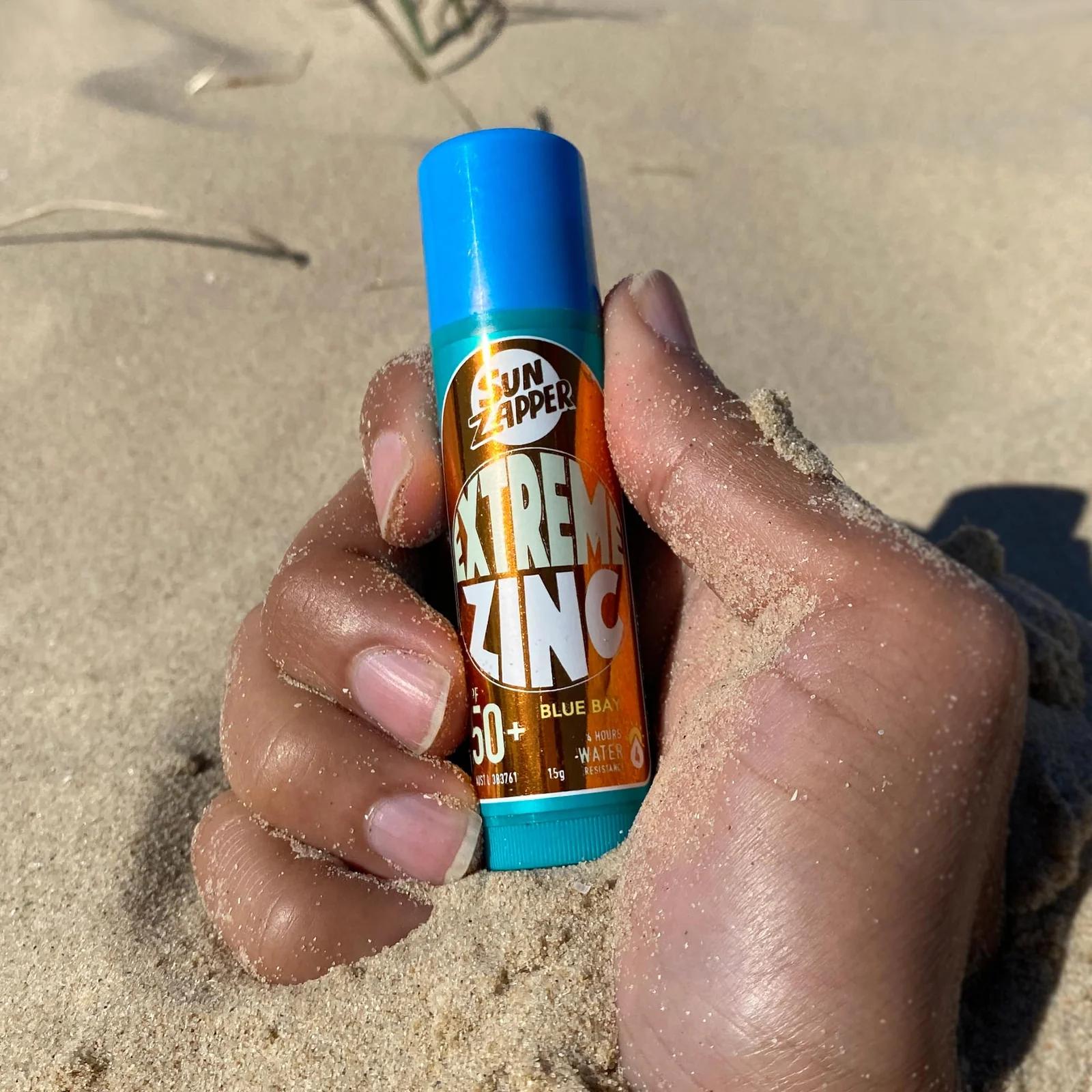 Sun Zapper kaitsev sinine zink-stick — tugev UV-kaitse ja lõbus – pilt 8