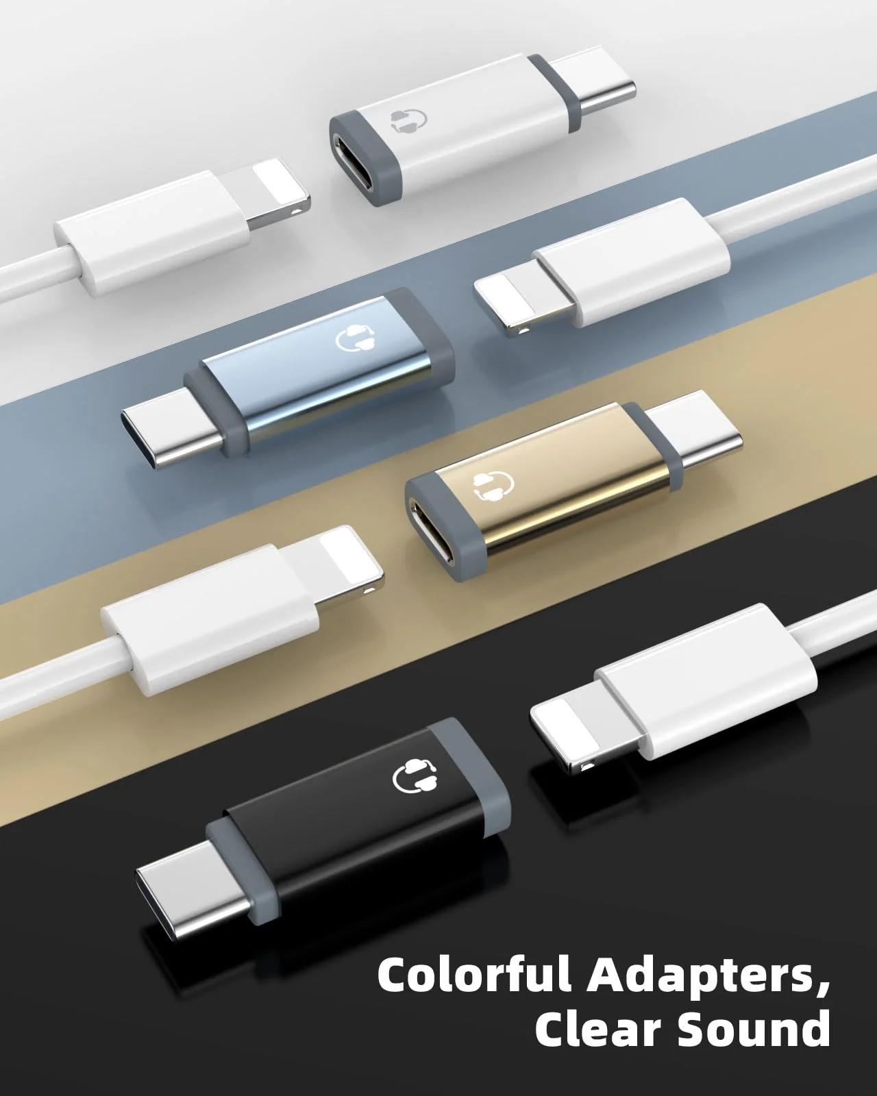 MoKo alumiiniumist audioadapter — Lightning kuni USB‑C heli – pilt 9