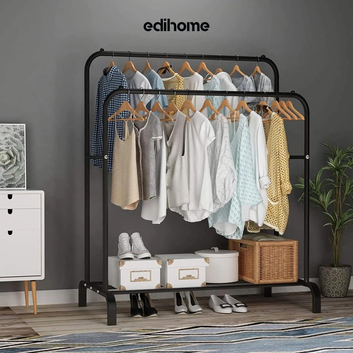 edihome metallist riidepuu 110×150 cm – tugev ja mitmekülgne – pilt 7