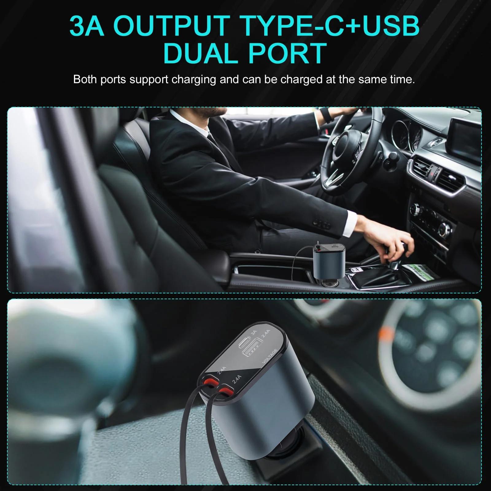 AXFEE vastupidav autosisene laadija – 4-in-1 kiirlaadimine – pilt 7