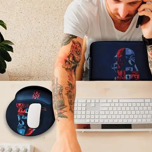 WONDEE stilne Darth Vader tabletikaitse ja hiirematt – detailne vaade