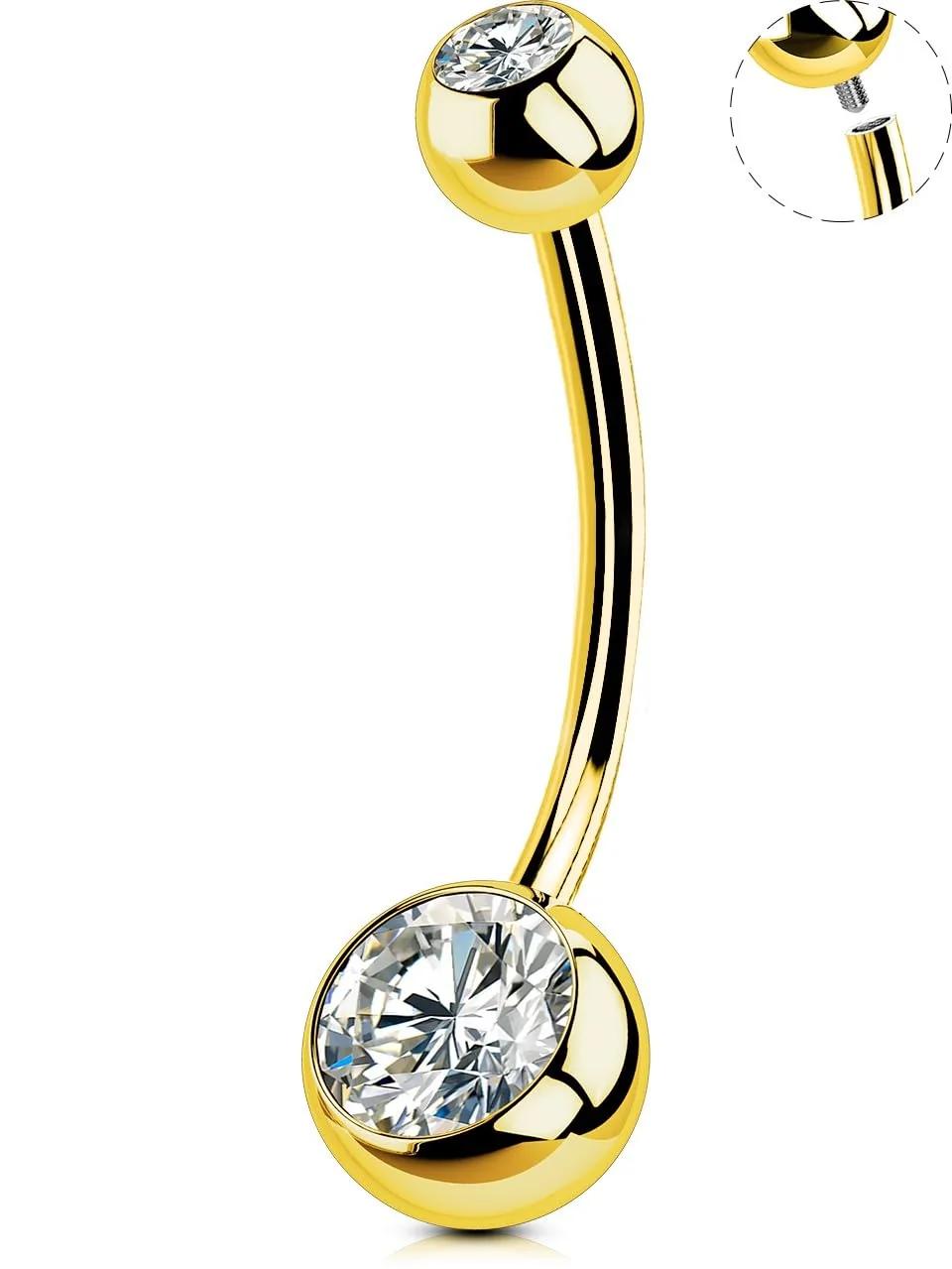 OUFER Body Piercing NV163 14mm kehaehteid – toote esivaade – ripats charm