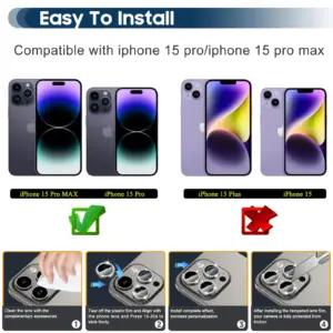 Diruite iPhone 15Pro/15 Pro Max elektroonika ja foto – detailne lähivaade