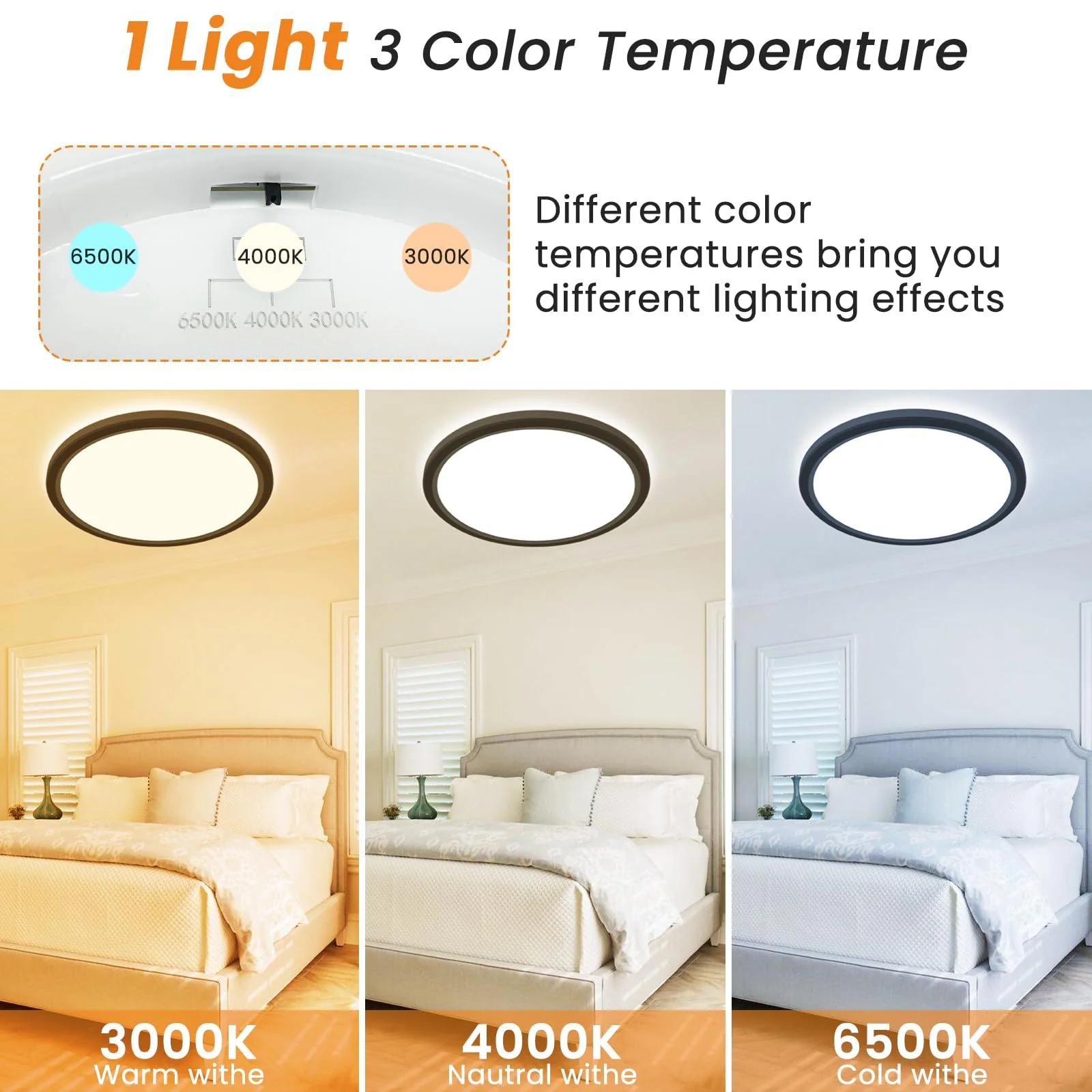 slochi LED-lagi 49 cm – õhuke veekindel valgusti korterisse – detailne vaade